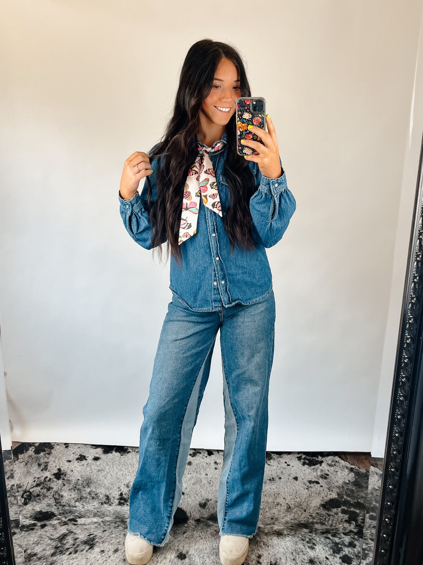 The Morgan Denim Top