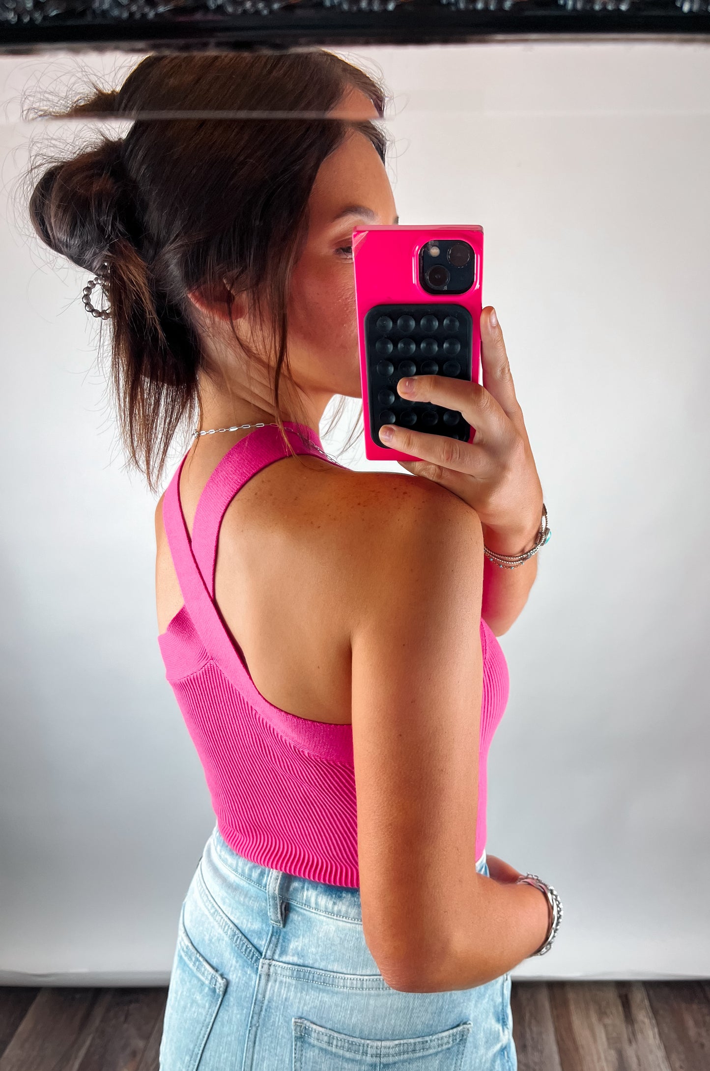 The Callie Cross Neck Tank (2 colors)