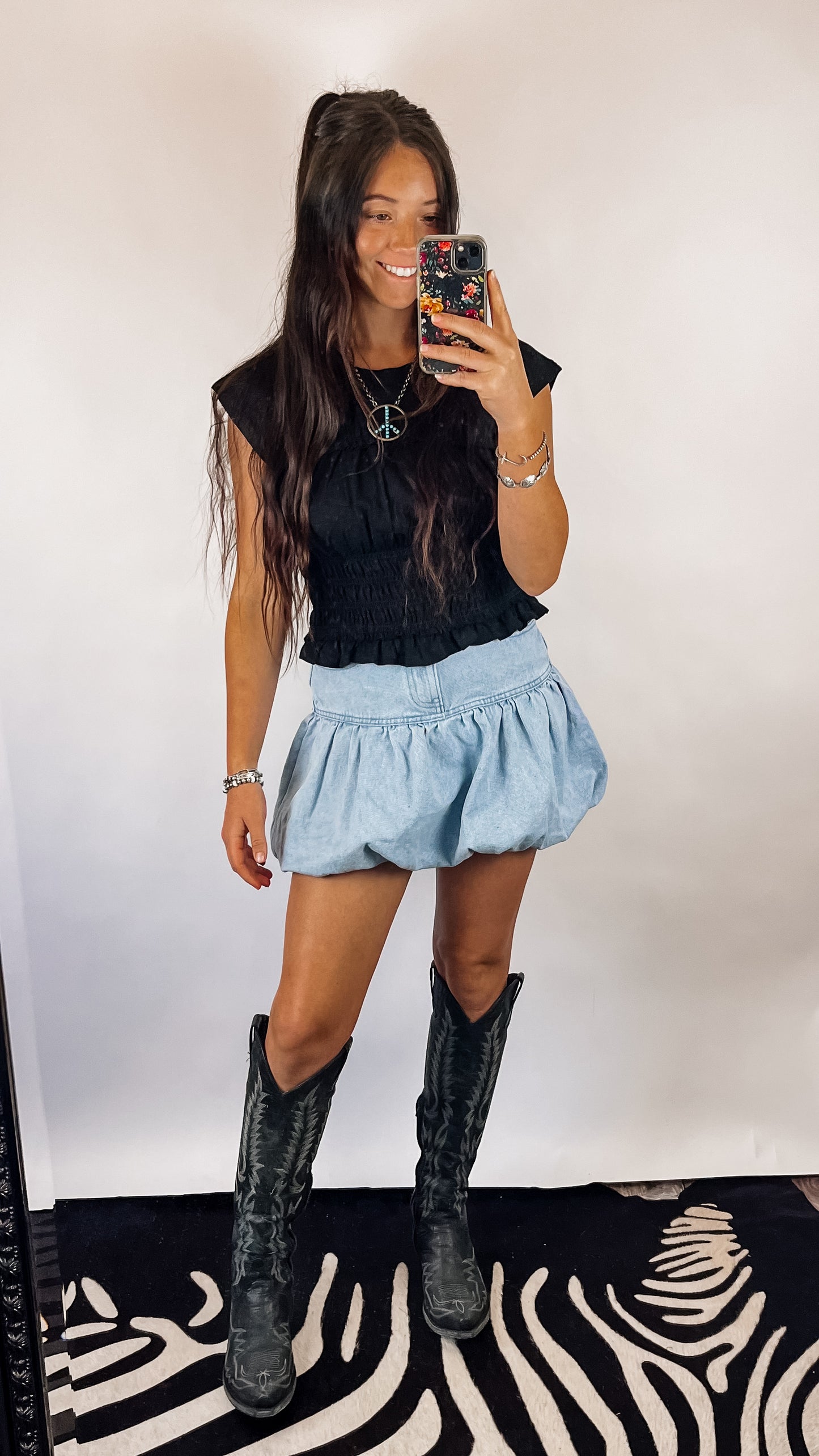 The Shelby Denim Skirt