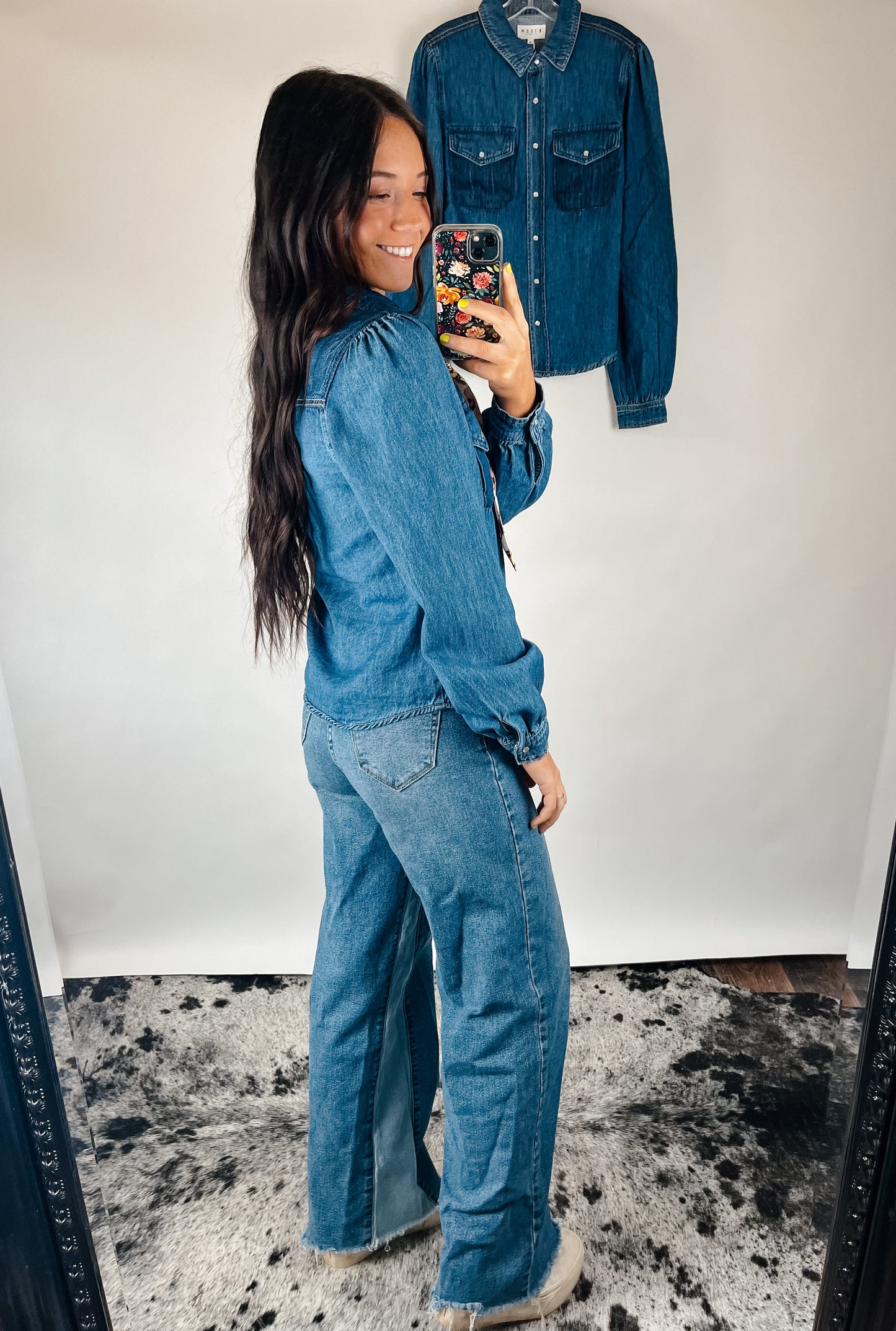 The Morgan Denim Top