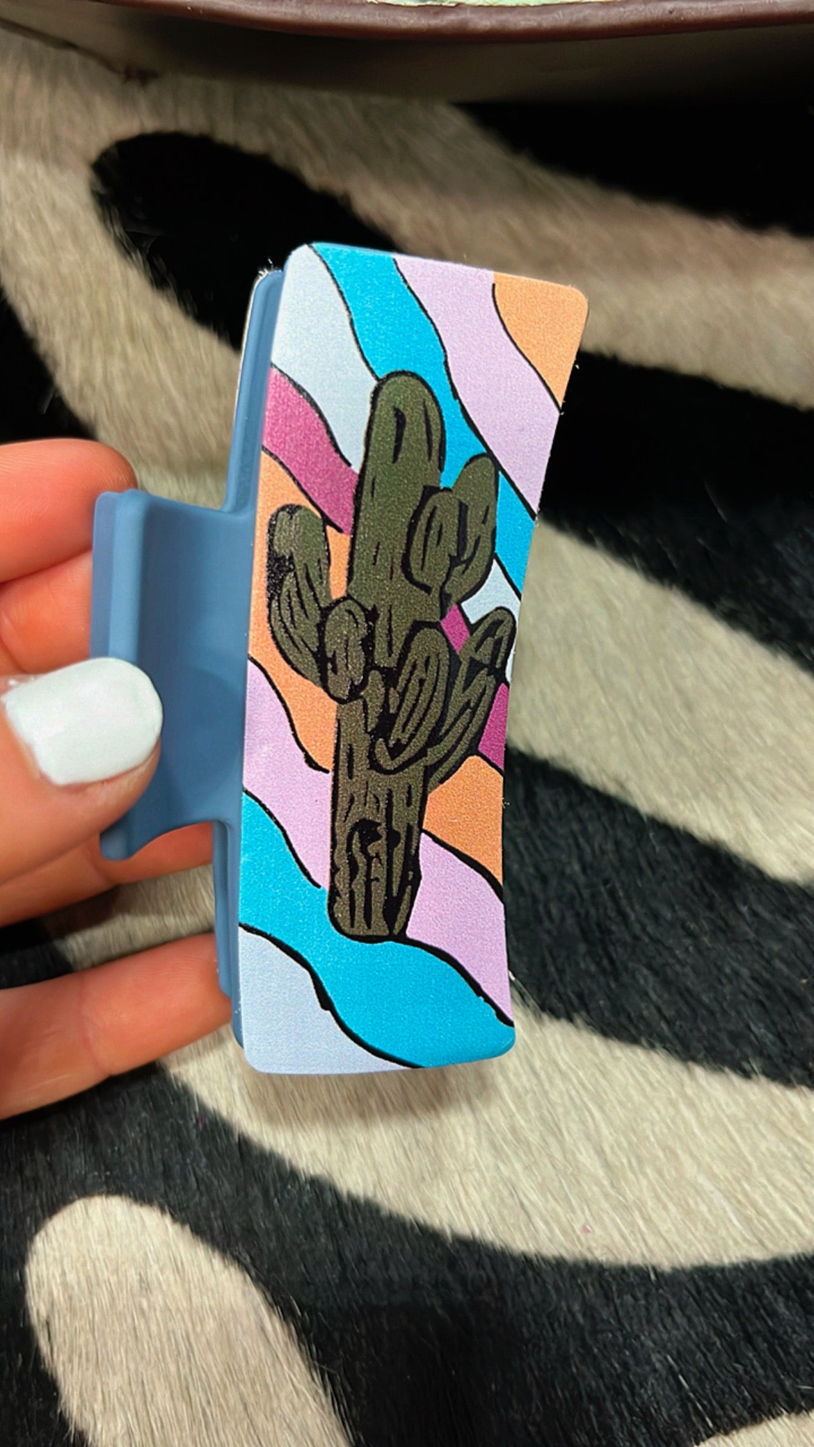 The Painted Leather Claw Clips (multiple options)