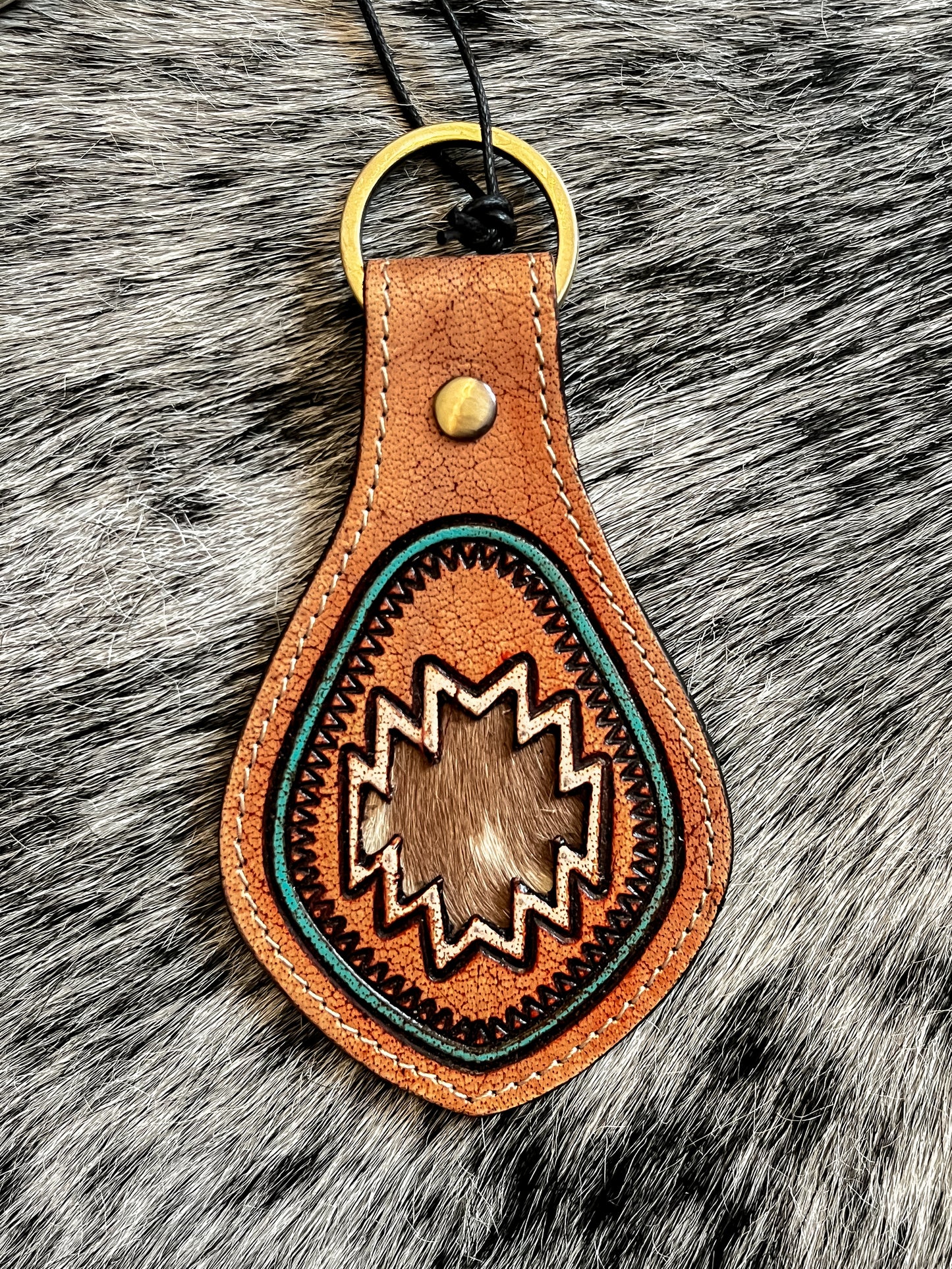 The Tooled Leather Keychains