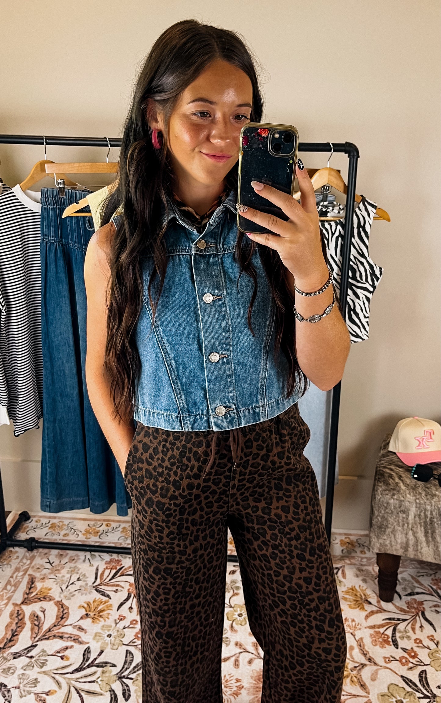 The Rocky Denim Vest
