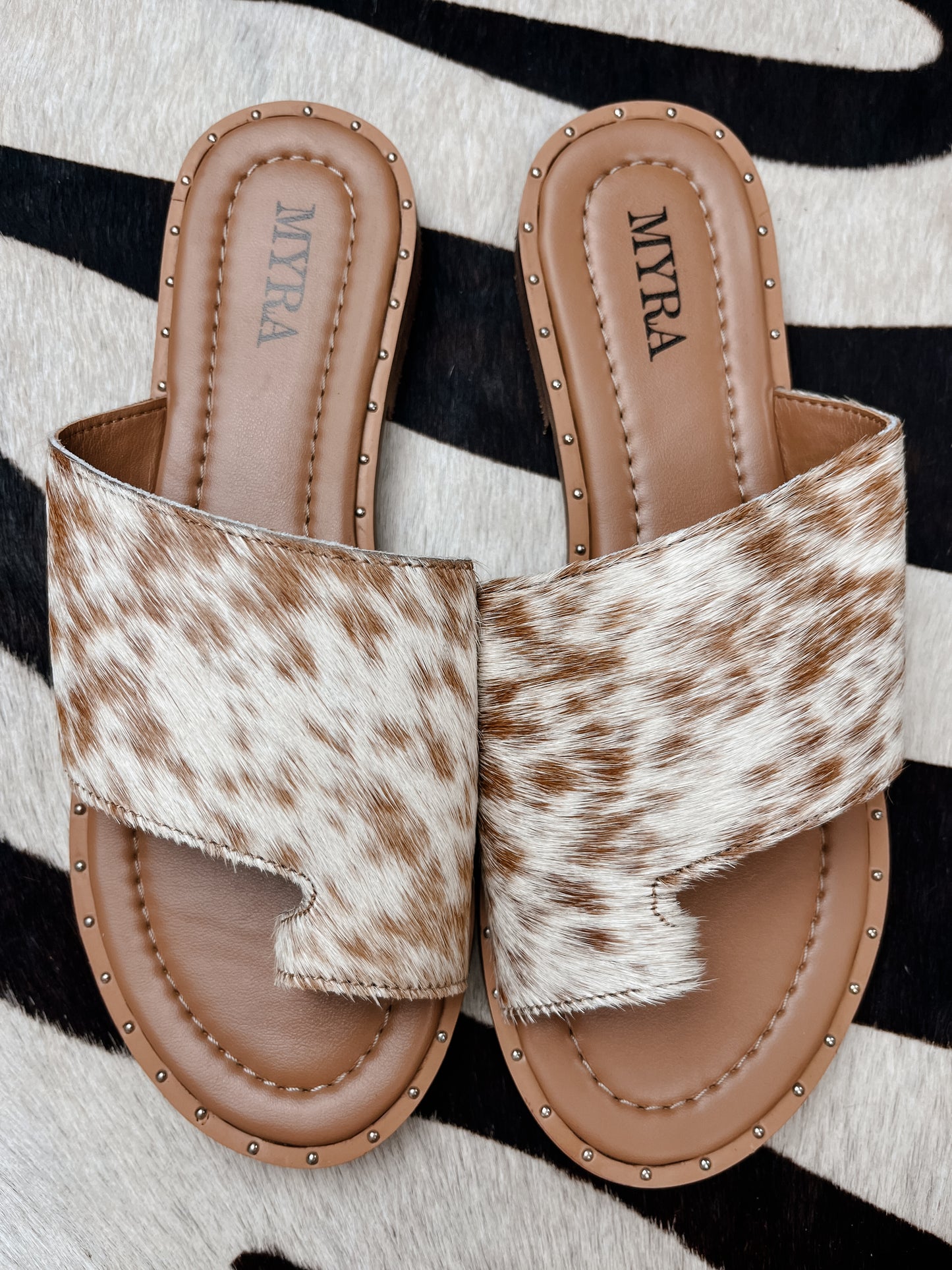 The Blaze Sandals- Brown Hide