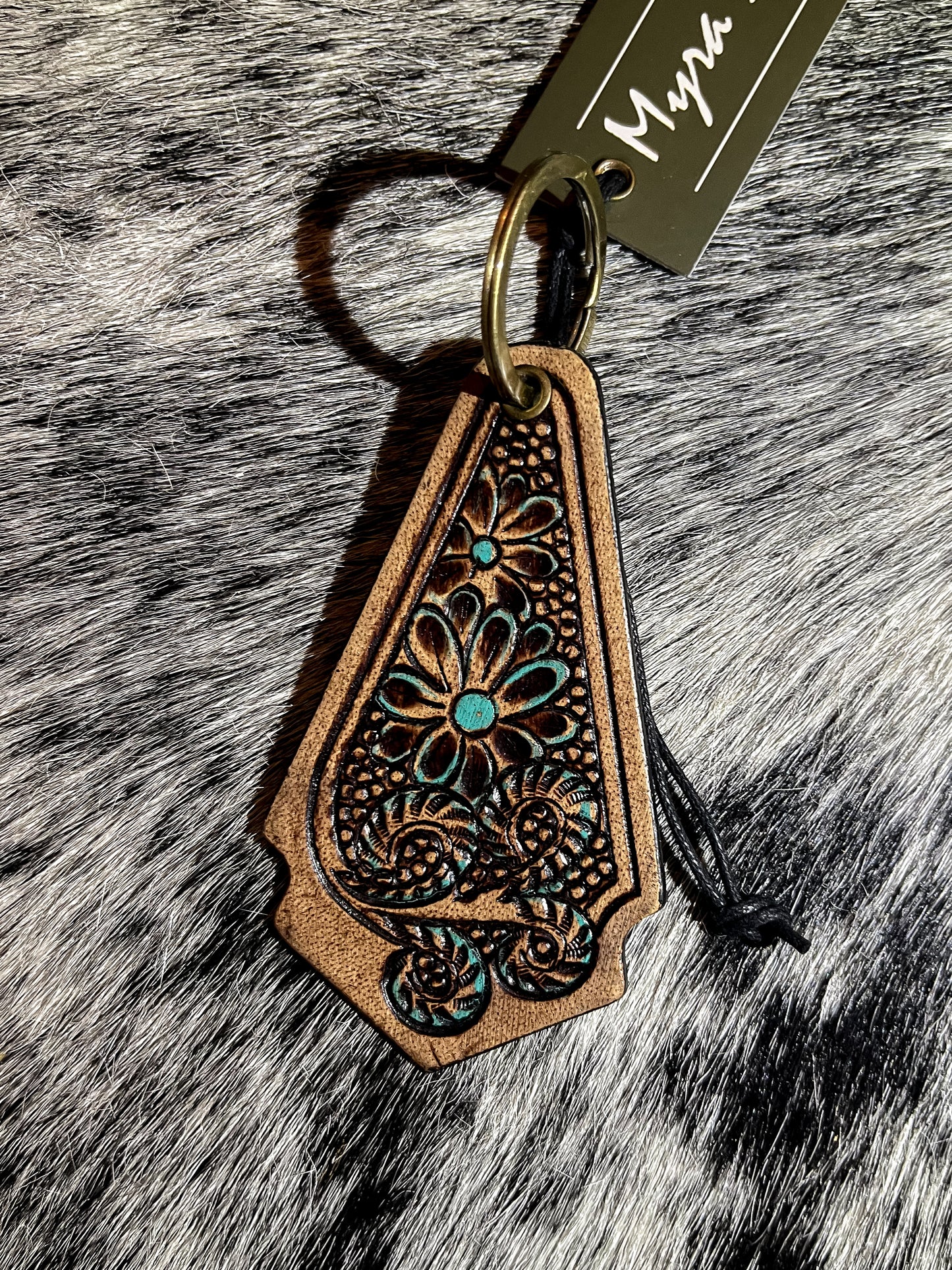 The Tooled Leather Keychains