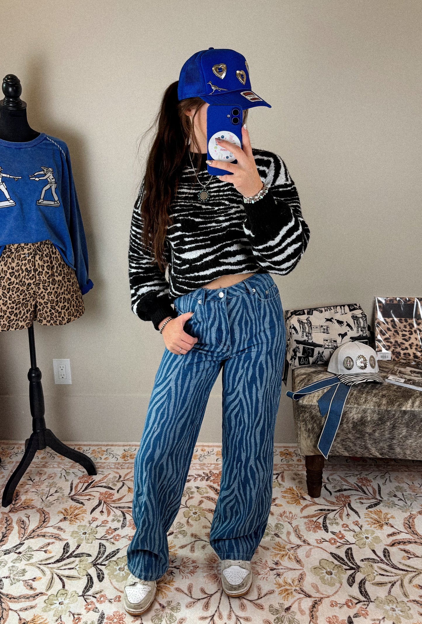 The Zebra Denim Jeans