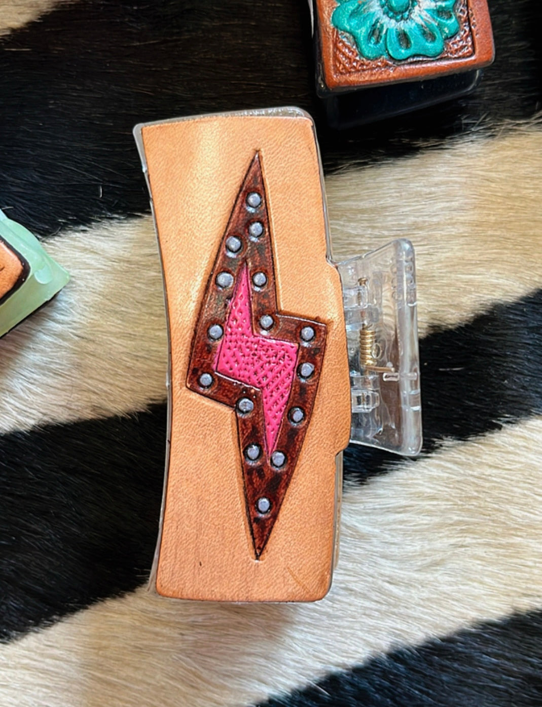 The Leather Lover Claw Clips (multiple options)