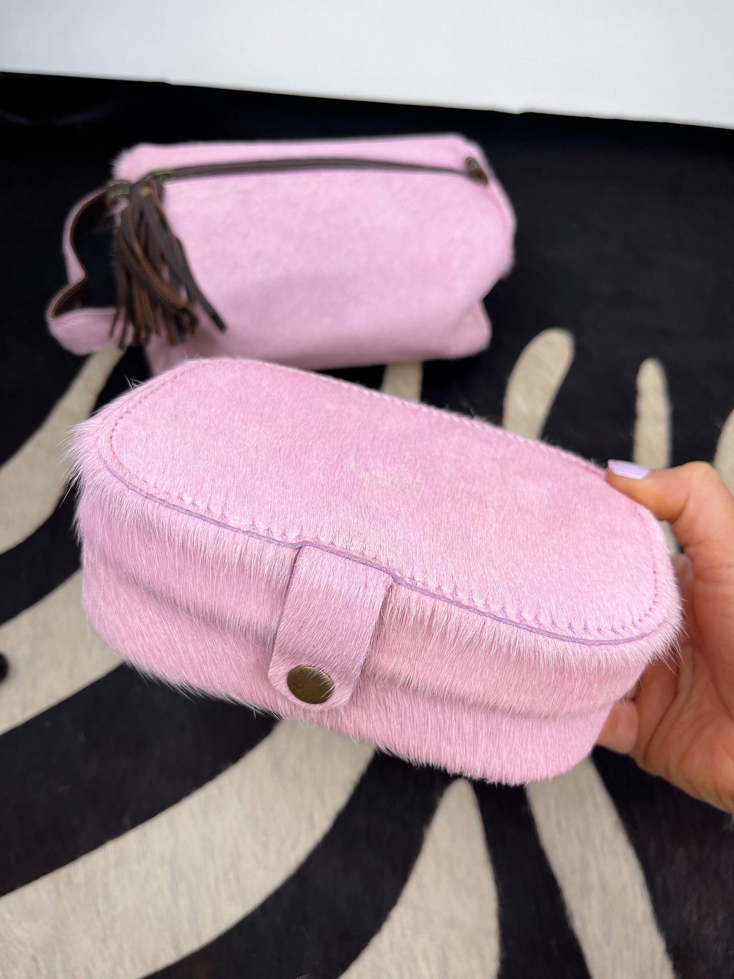 The Pink Hide Jewelry Case