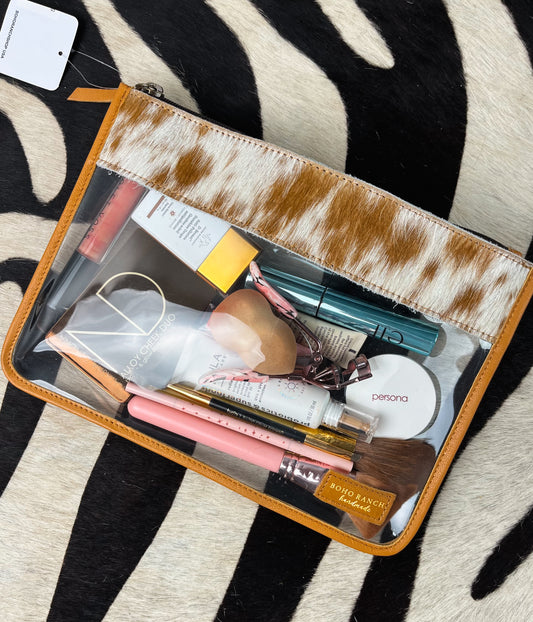 The Clear Hide Makeup Bag