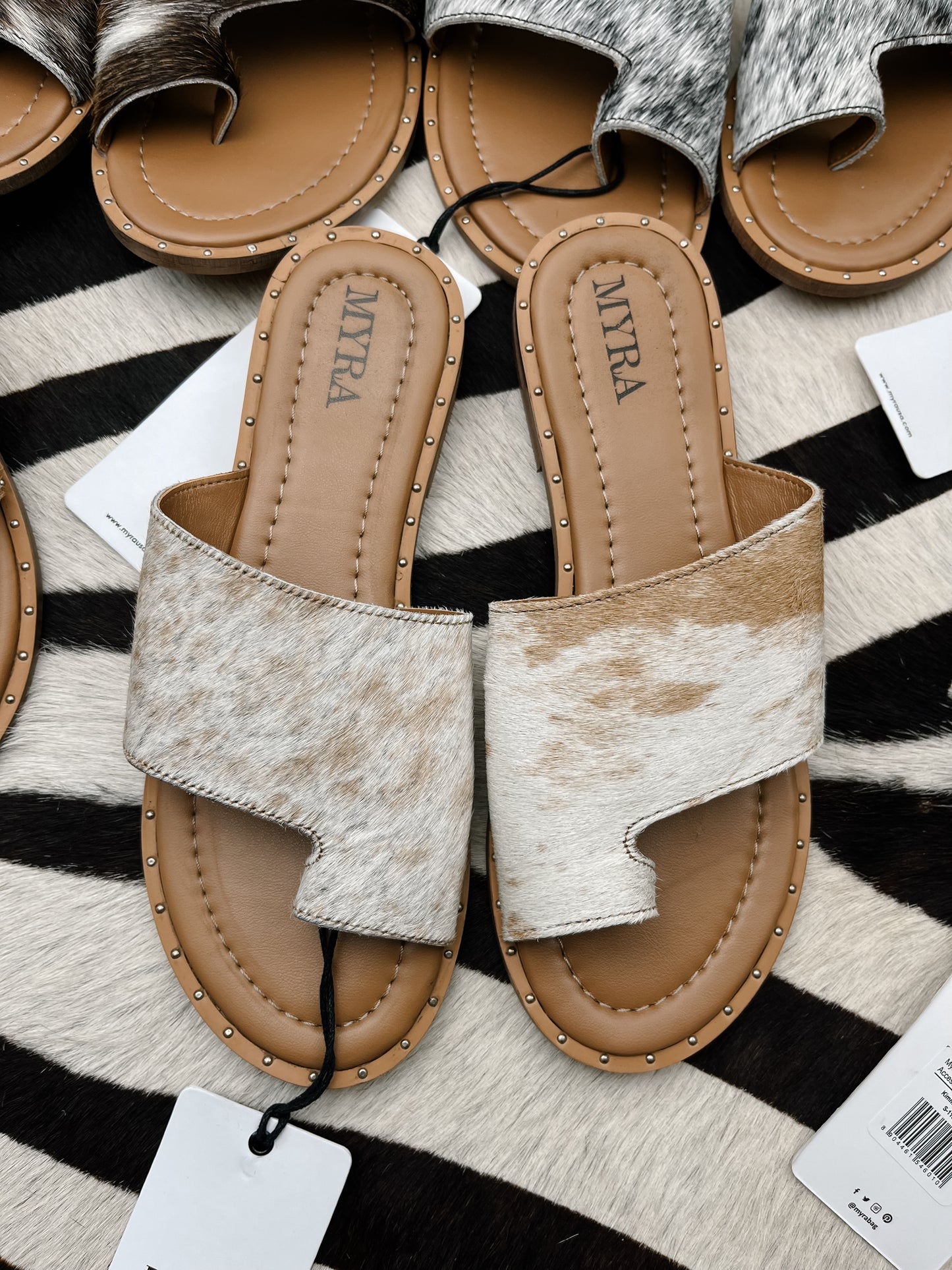 The Blaze Sandals- Brown Hide