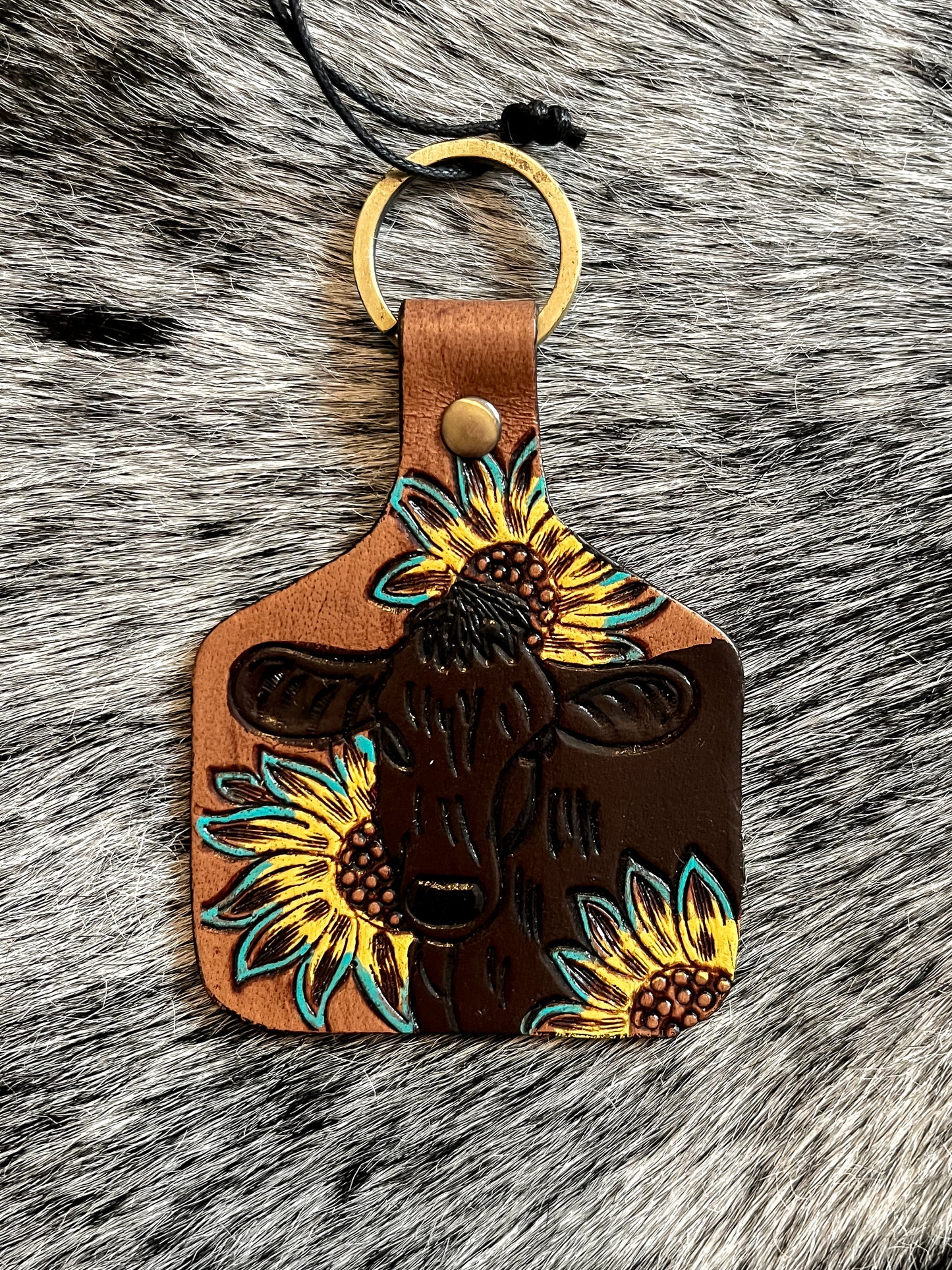 The Tooled Leather Keychains