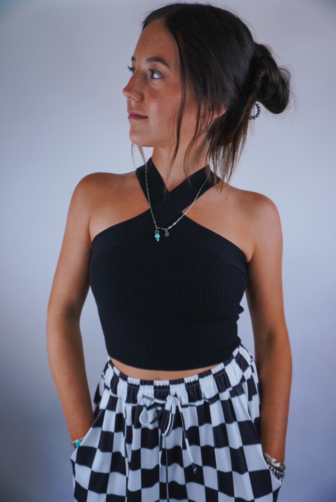 The Callie Cross Neck Tank (2 colors)