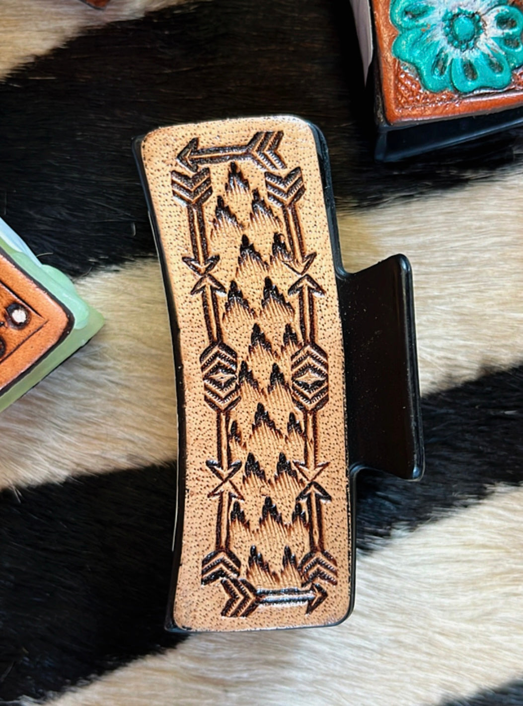 The Leather Lover Claw Clips (multiple options)