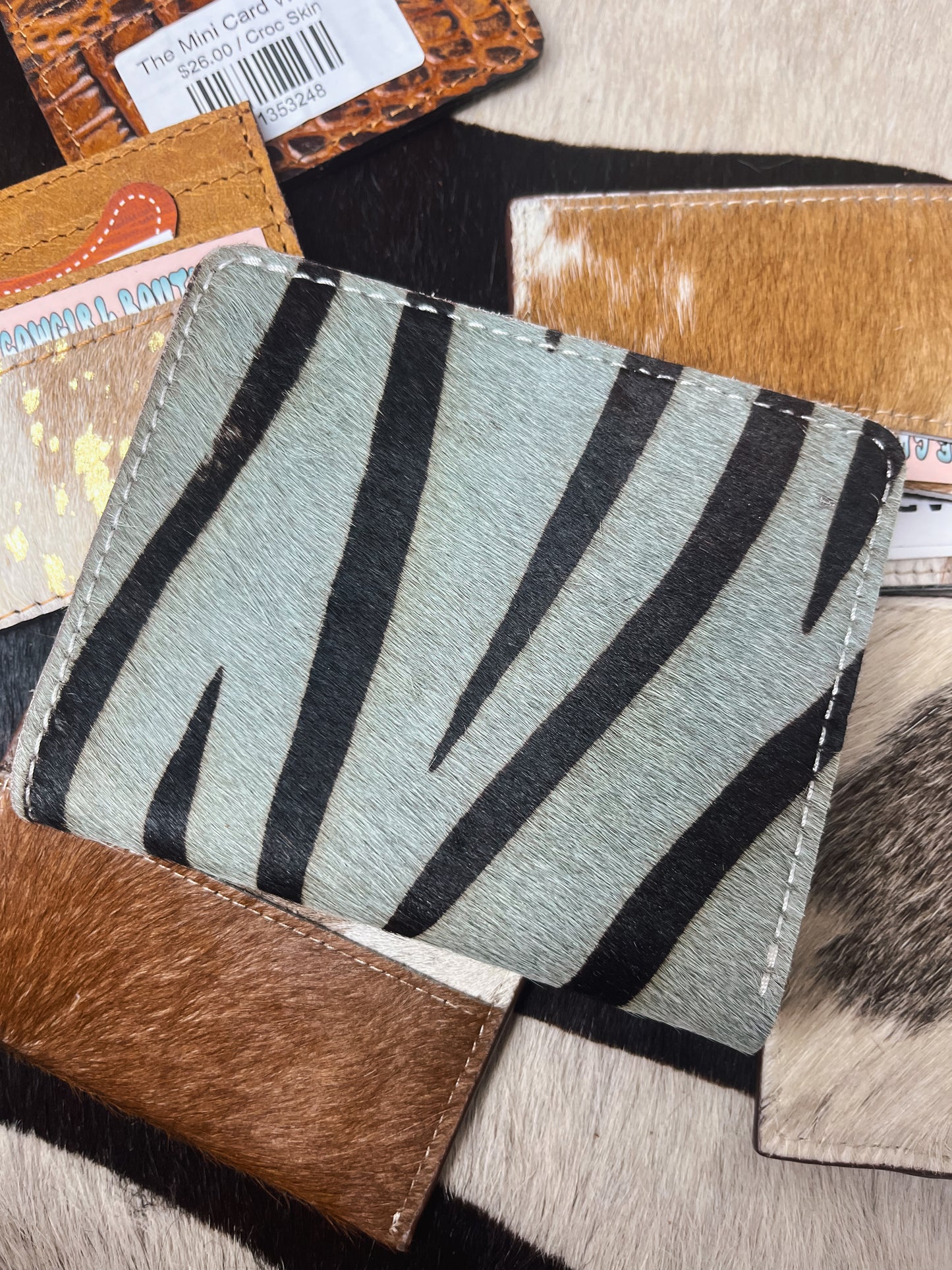 The Mini Zebra Bifold Wallet