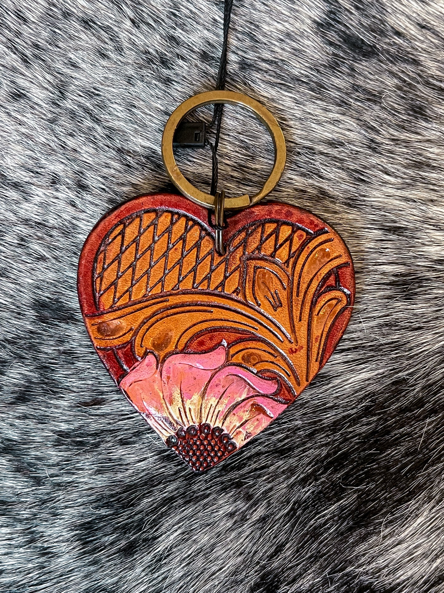 The Tooled Leather Keychains