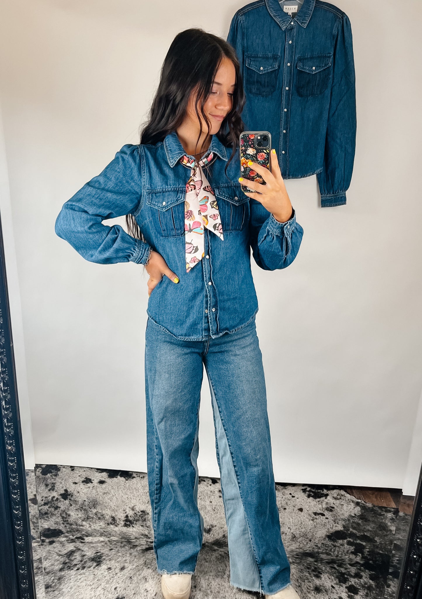 The Morgan Denim Top