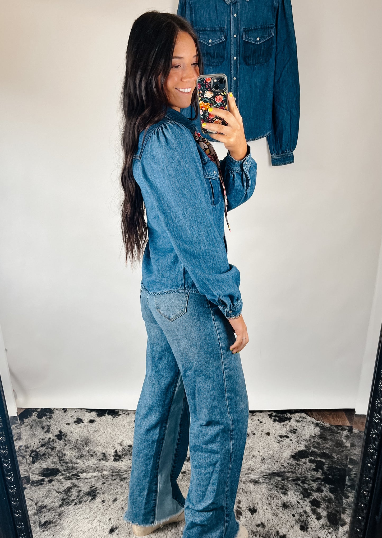The Morgan Denim Top