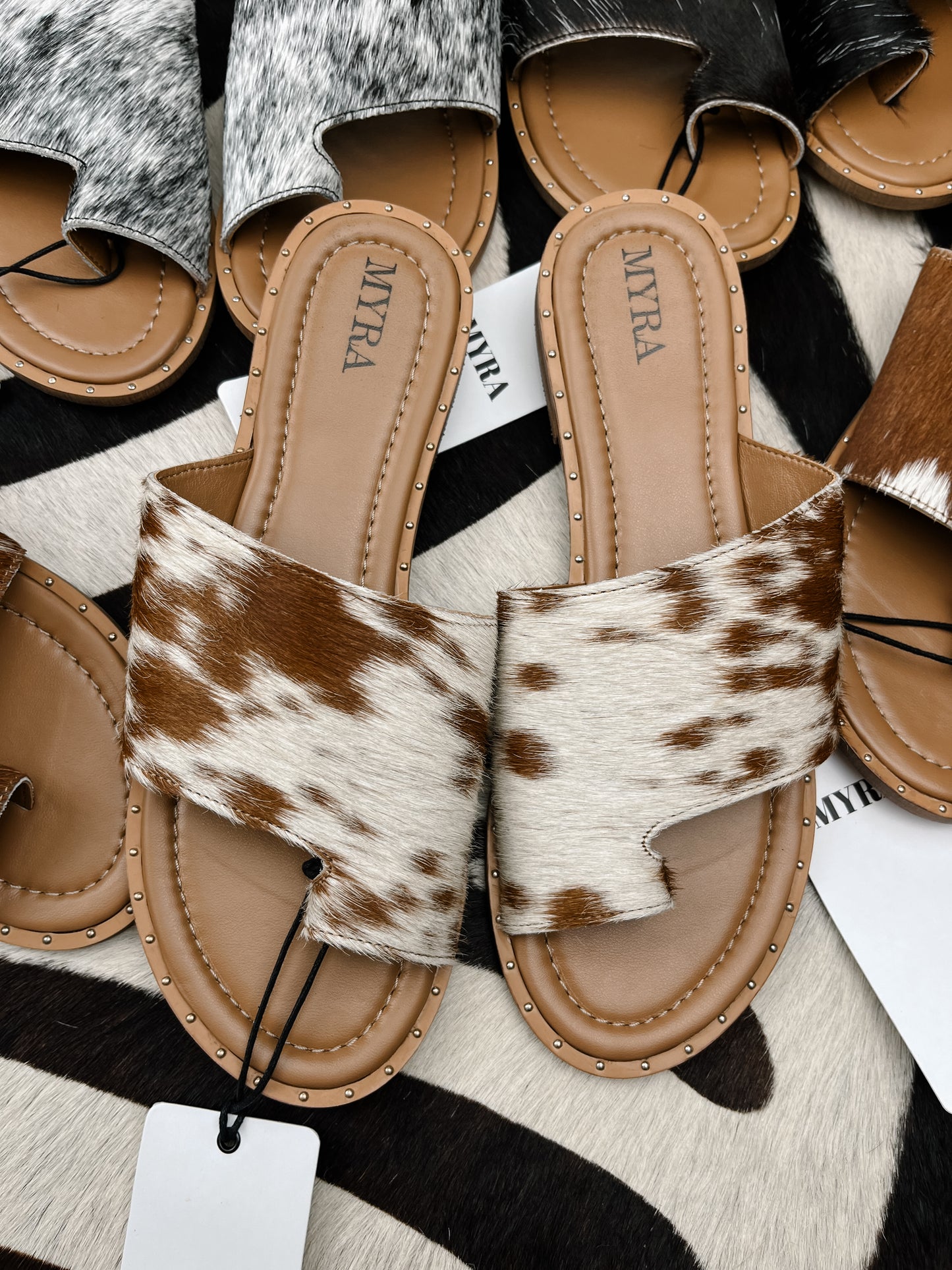 The Blaze Sandals- Brown Hide