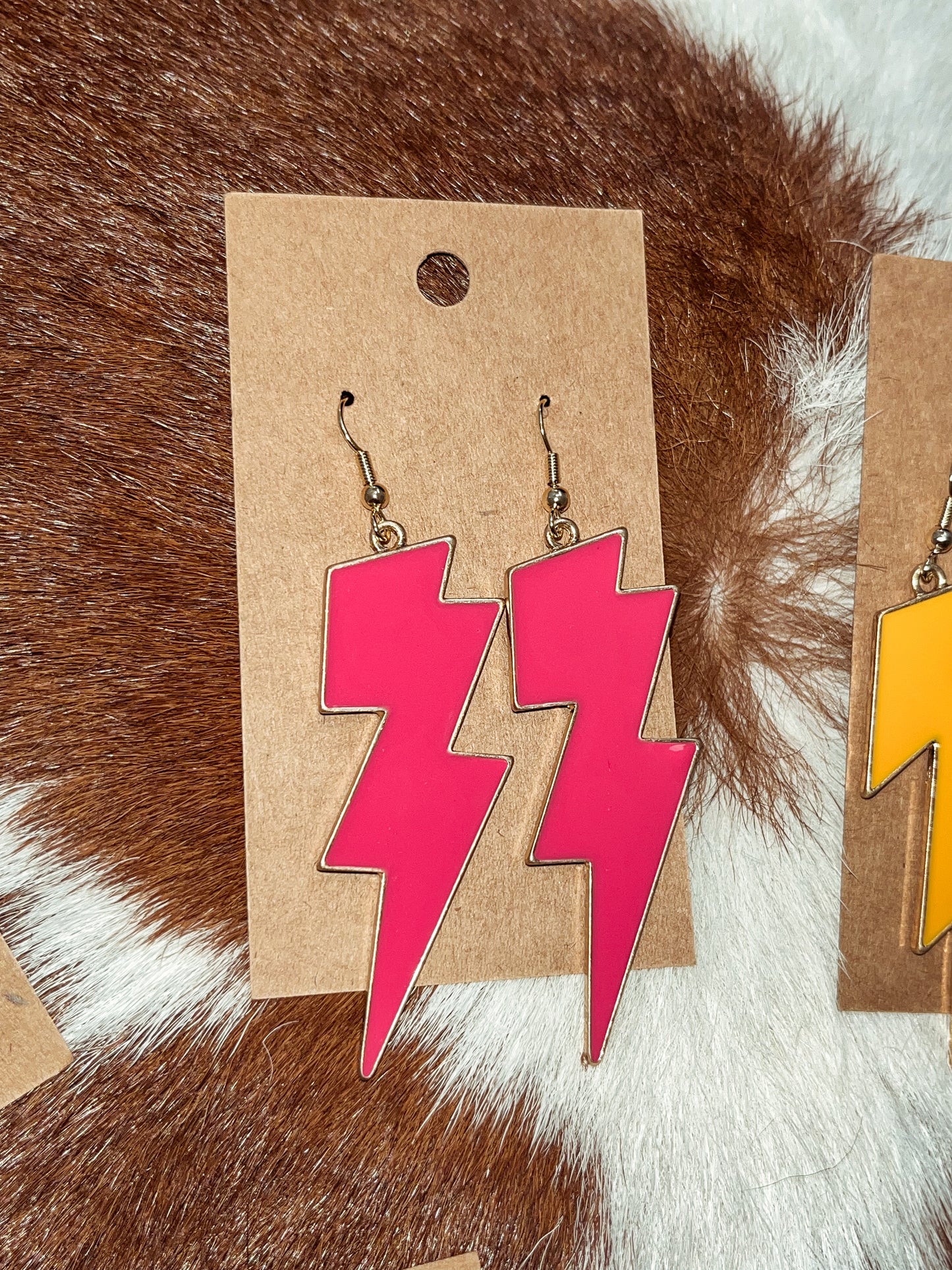 The Bolt Earrings (colored)