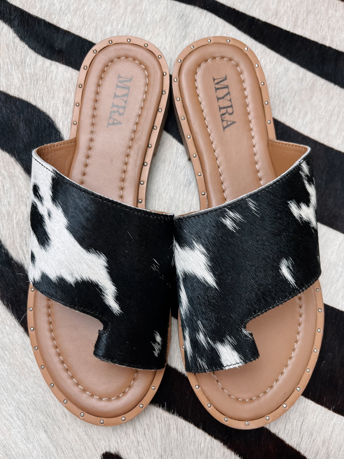 The Blaze Sandals- Black Hide