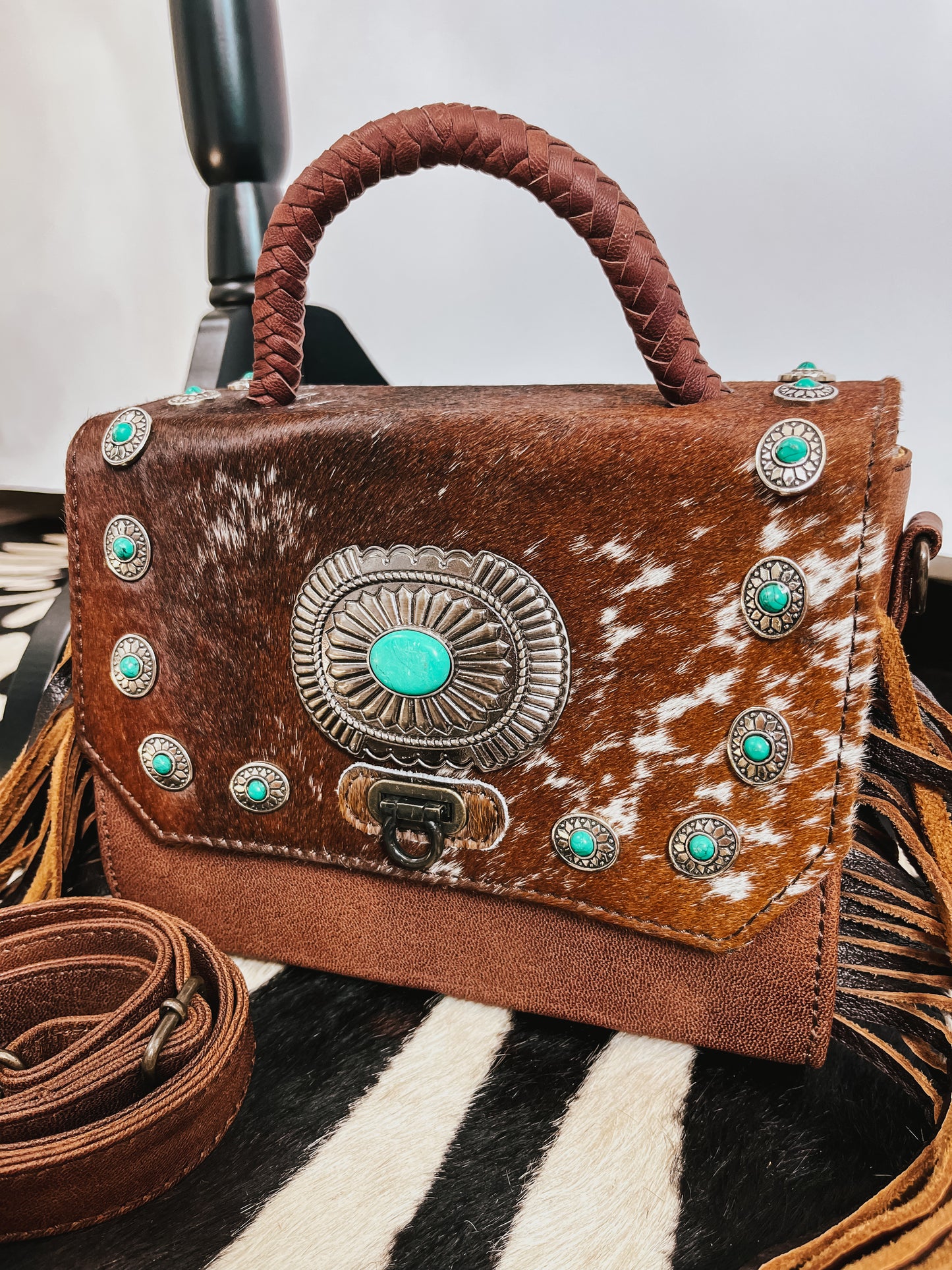 The Turquoise Concho Purse
