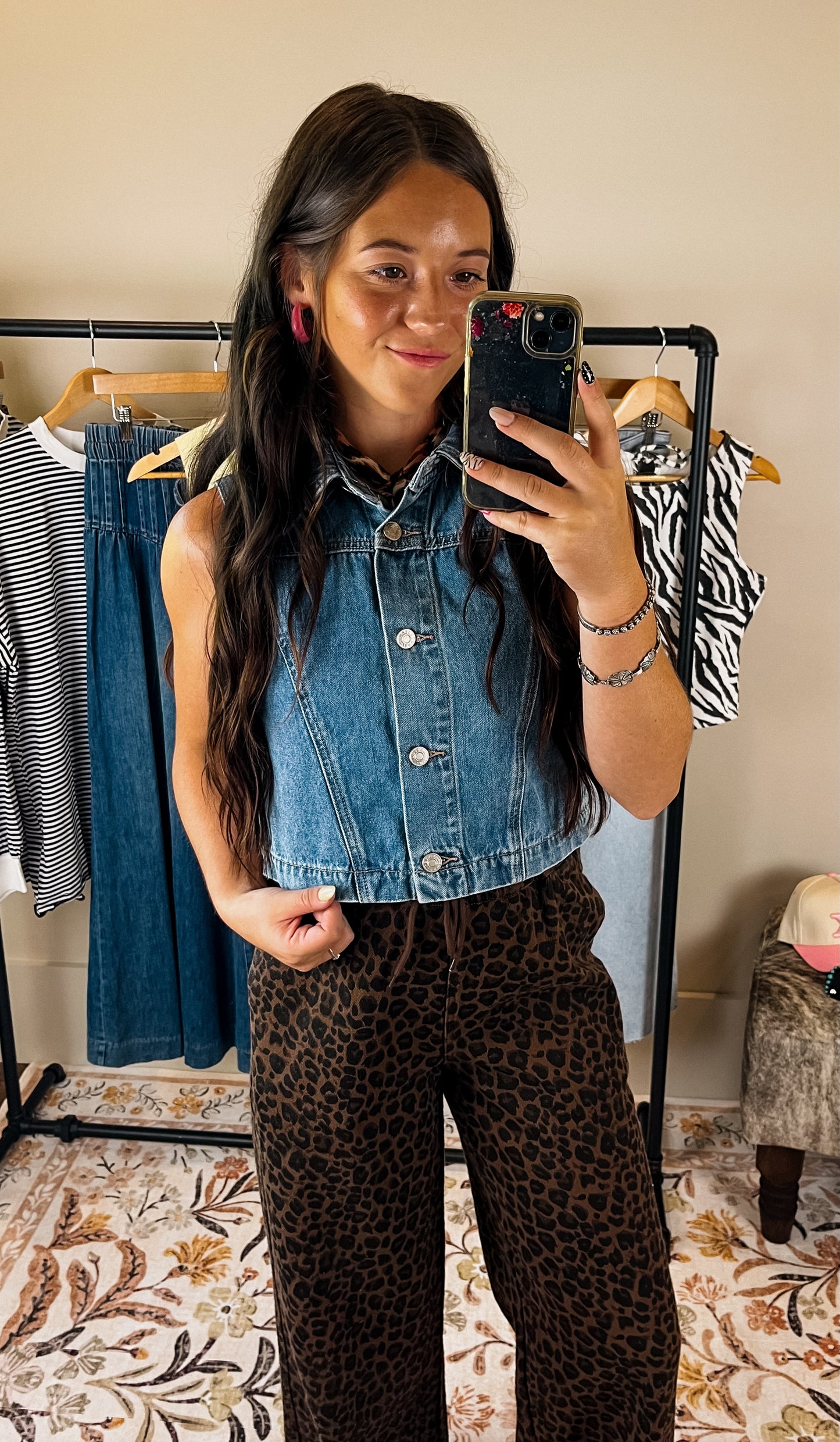 The Rocky Denim Vest