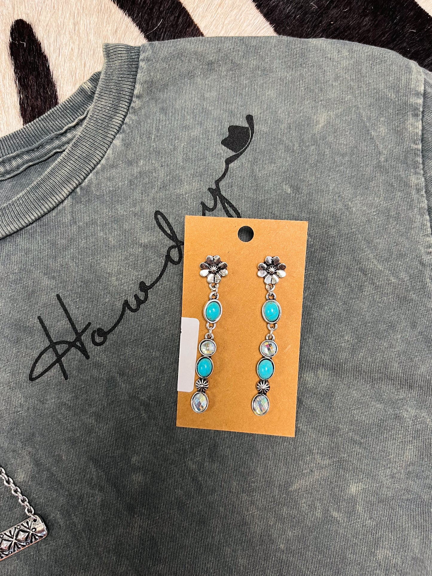 Flower Drop Earrings