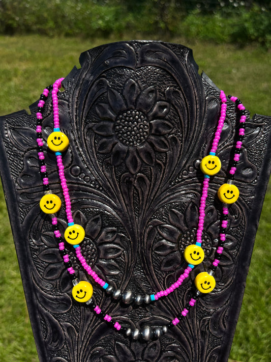 The Smiley Chokers (2 colors)