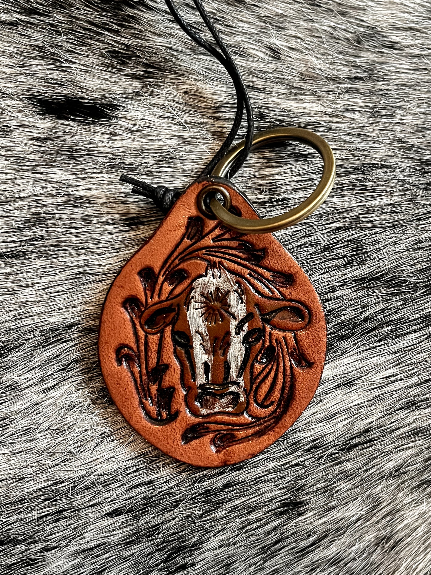 The Tooled Leather Keychains