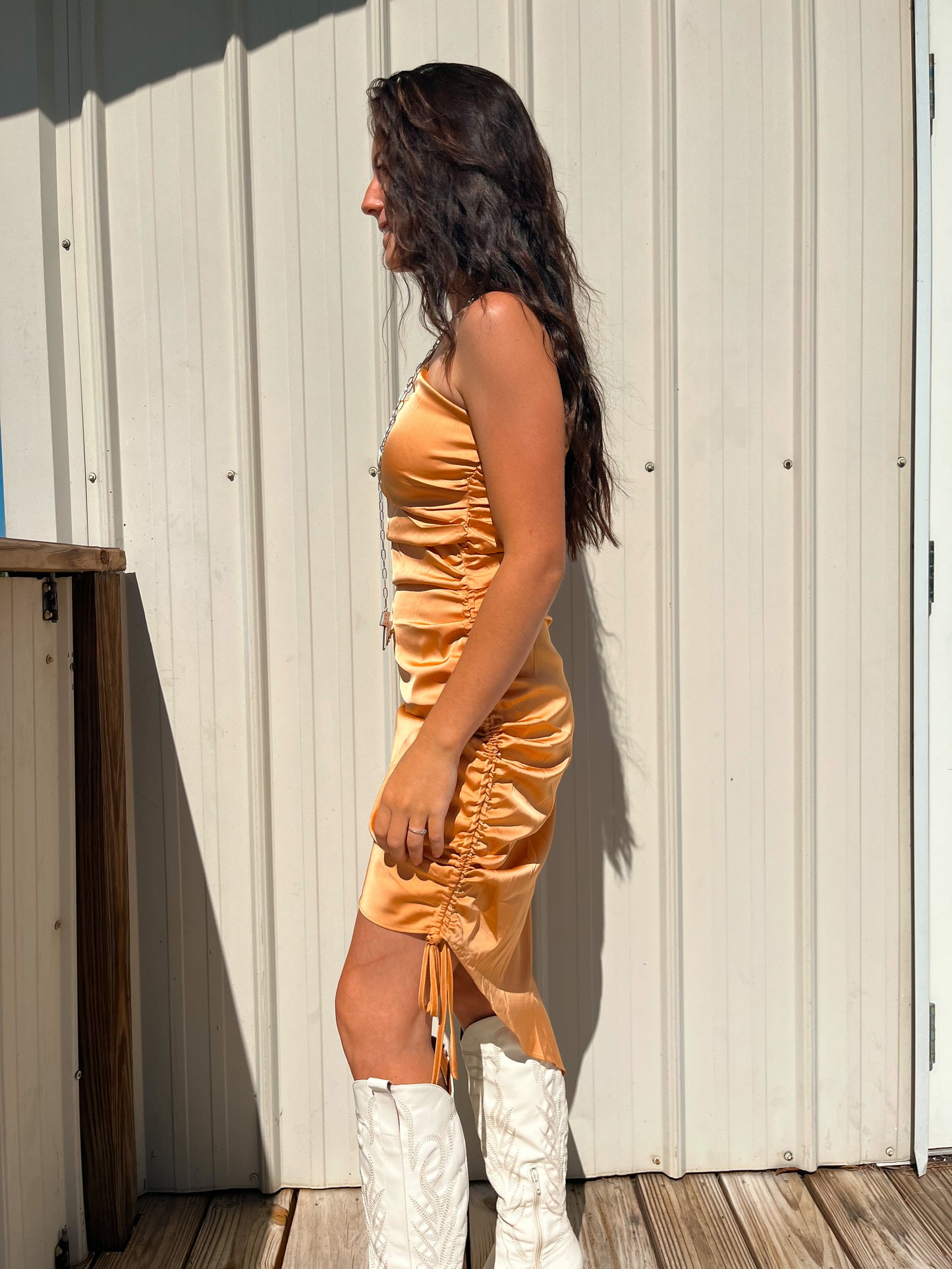 The Summer Satin Dress