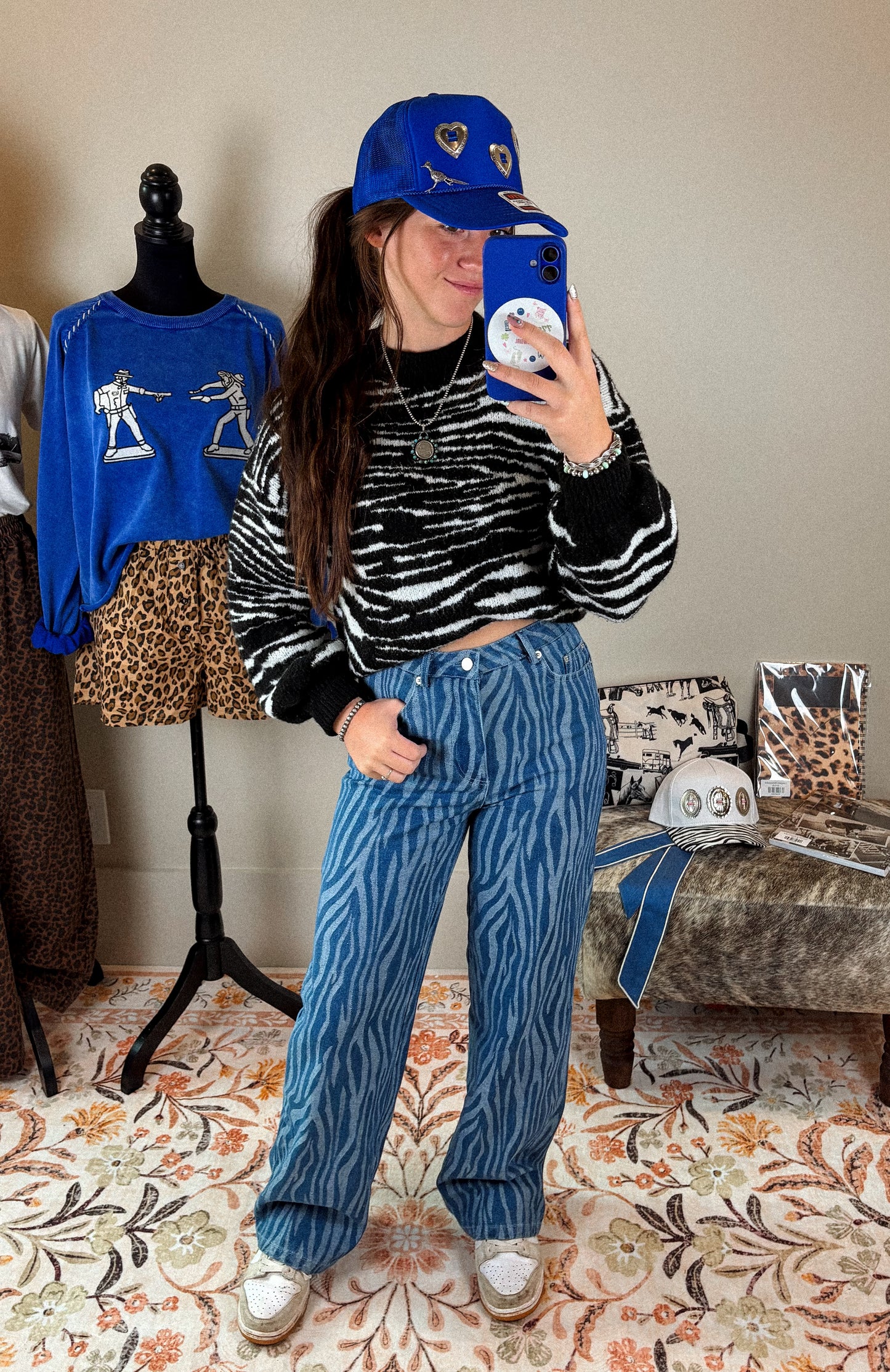 The Zebra Denim Jeans