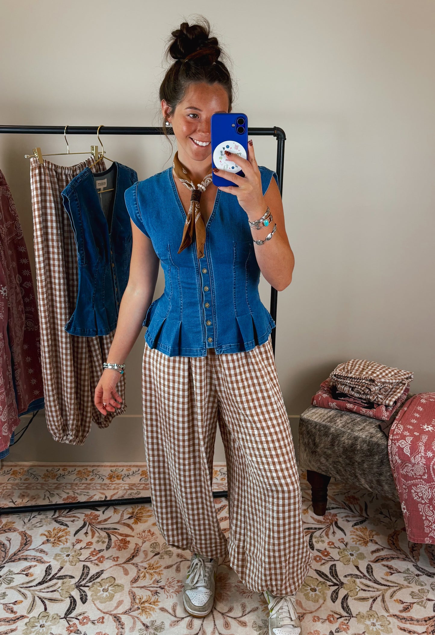 The Teddy Gingham Pants