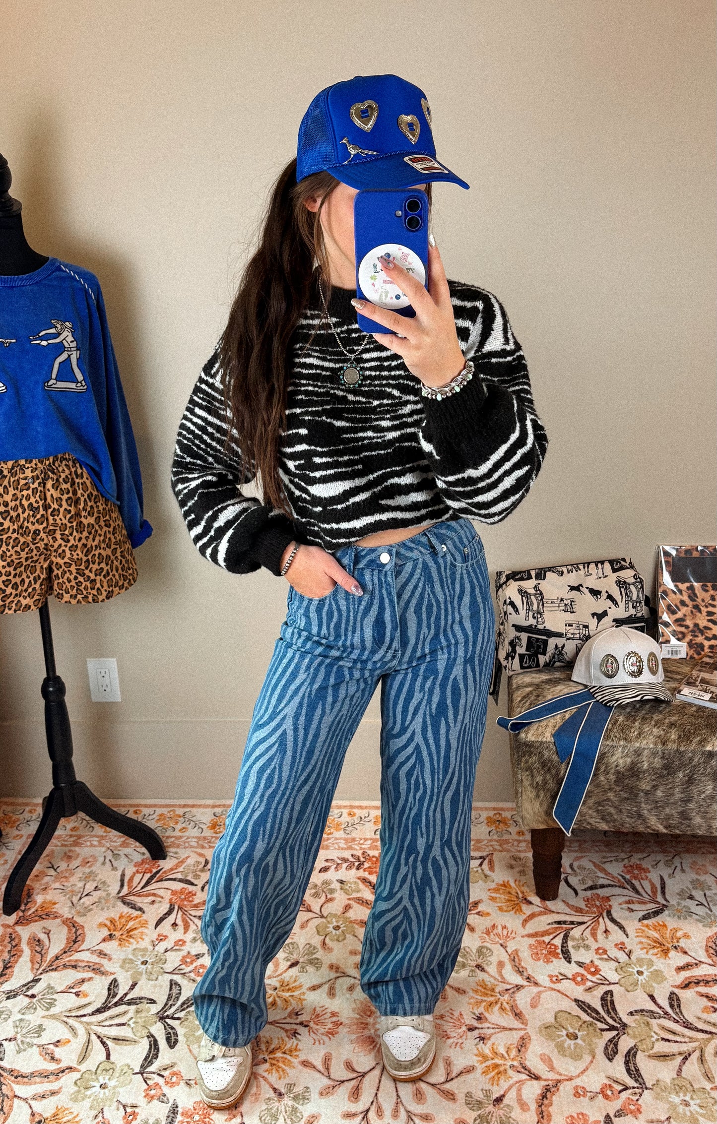 The Zebra Denim Jeans