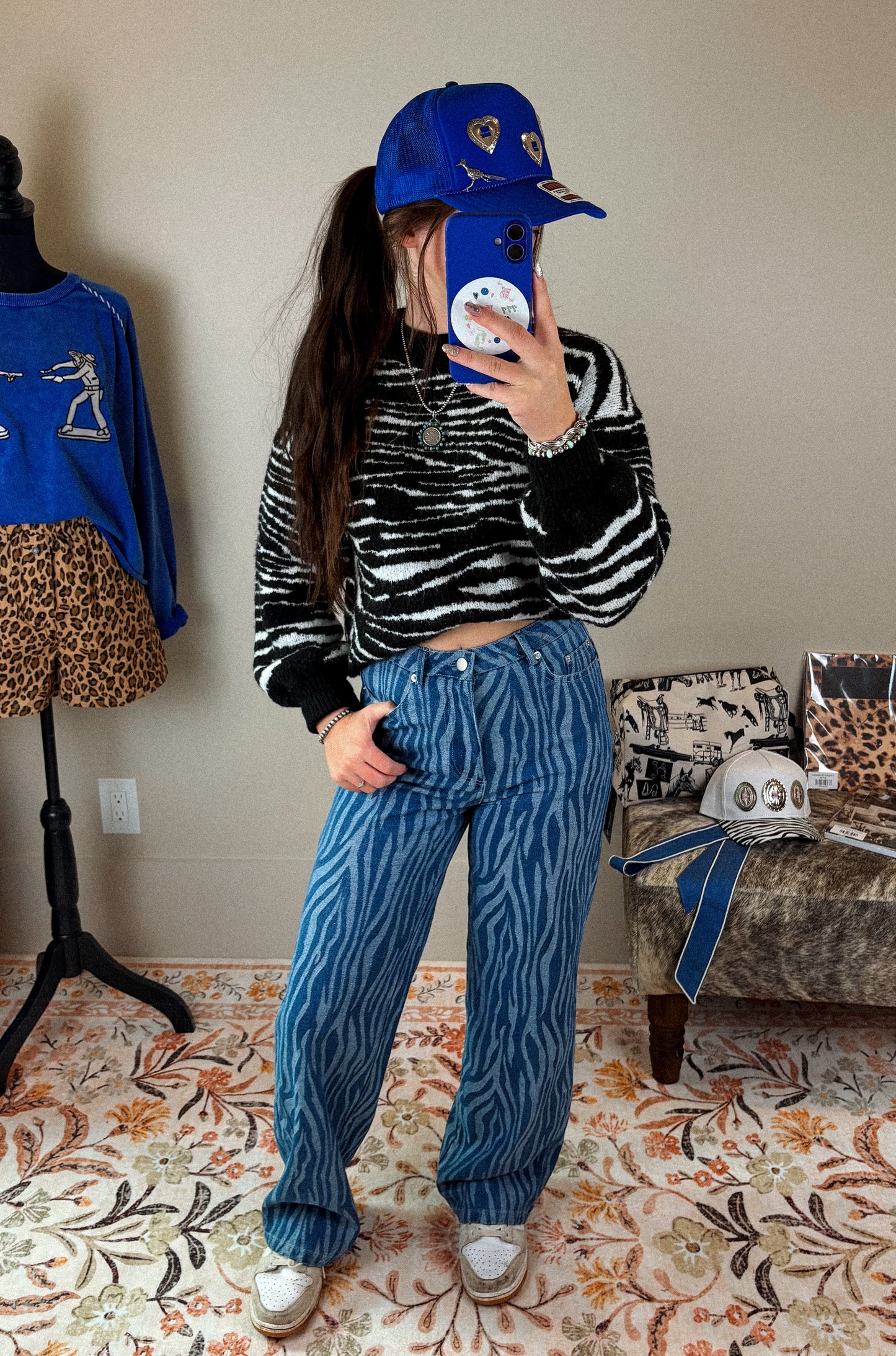 The Zebra Denim Jeans