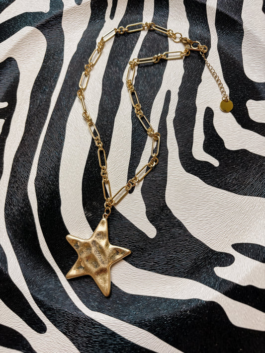 Gold Star Necklace