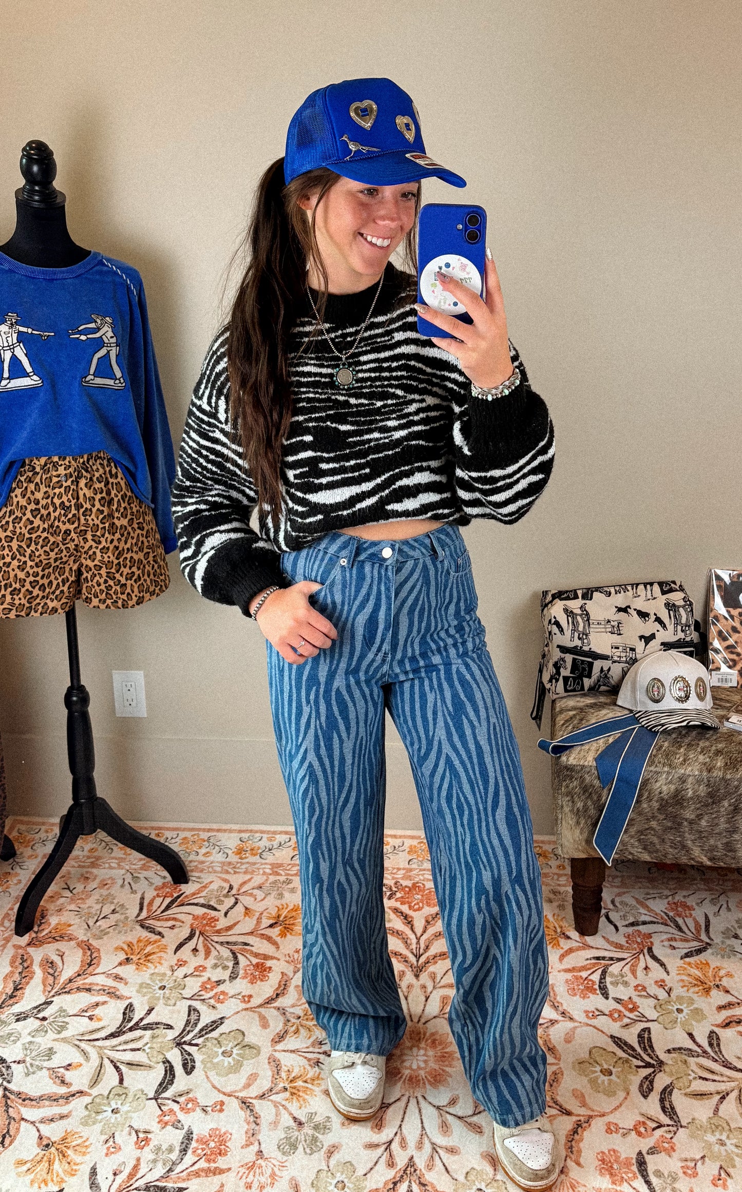 The Zebra Denim Jeans