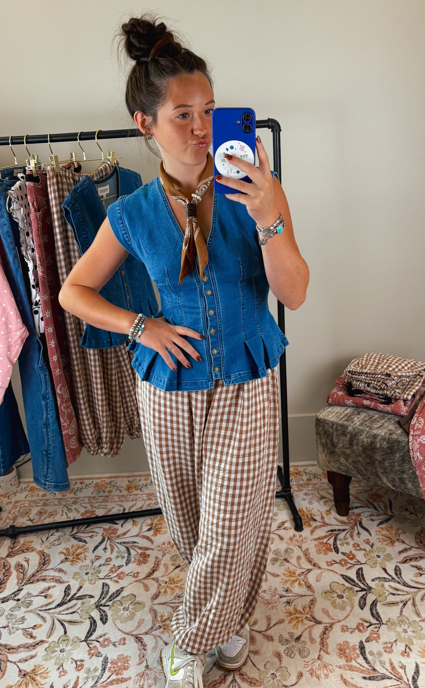The Teddy Gingham Pants