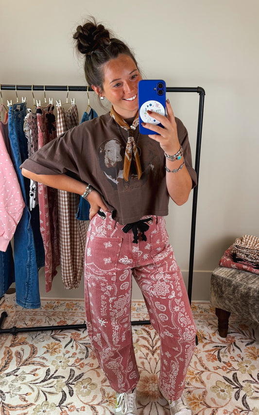 The Bandana Barrel Jeans