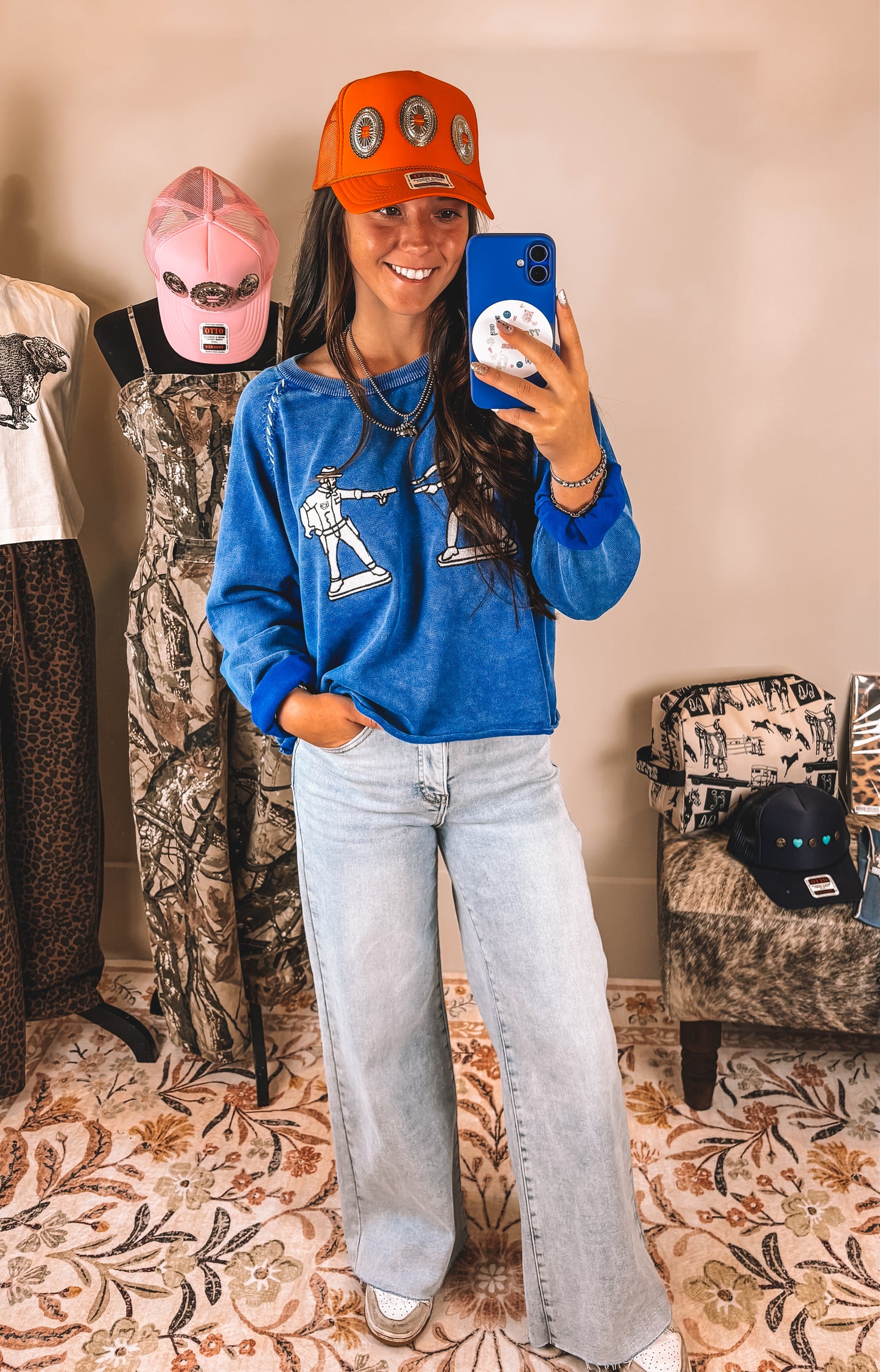 The Cobalt Cowboys Crewneck