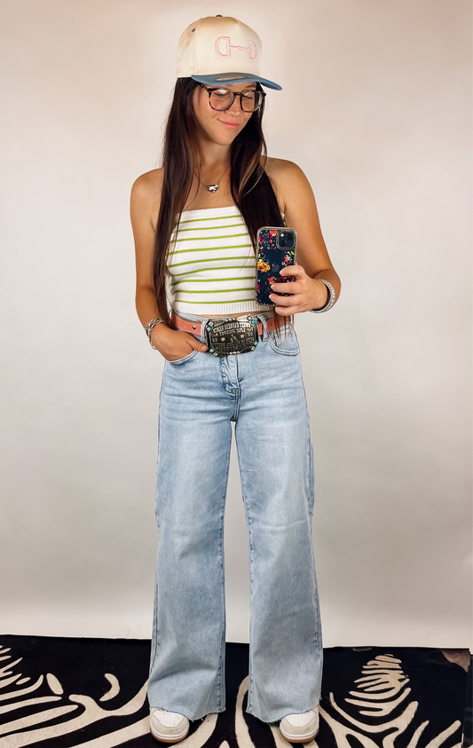 The Logan Wide Leg Jeans