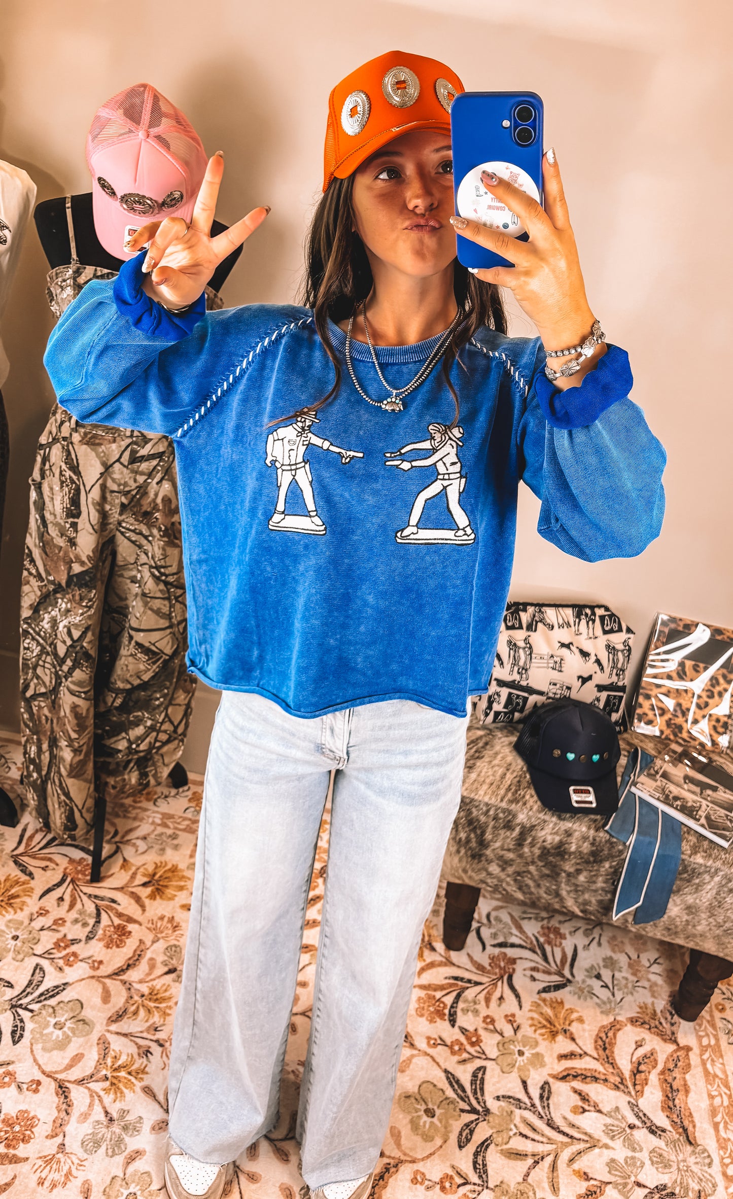 The Cobalt Cowboys Crewneck