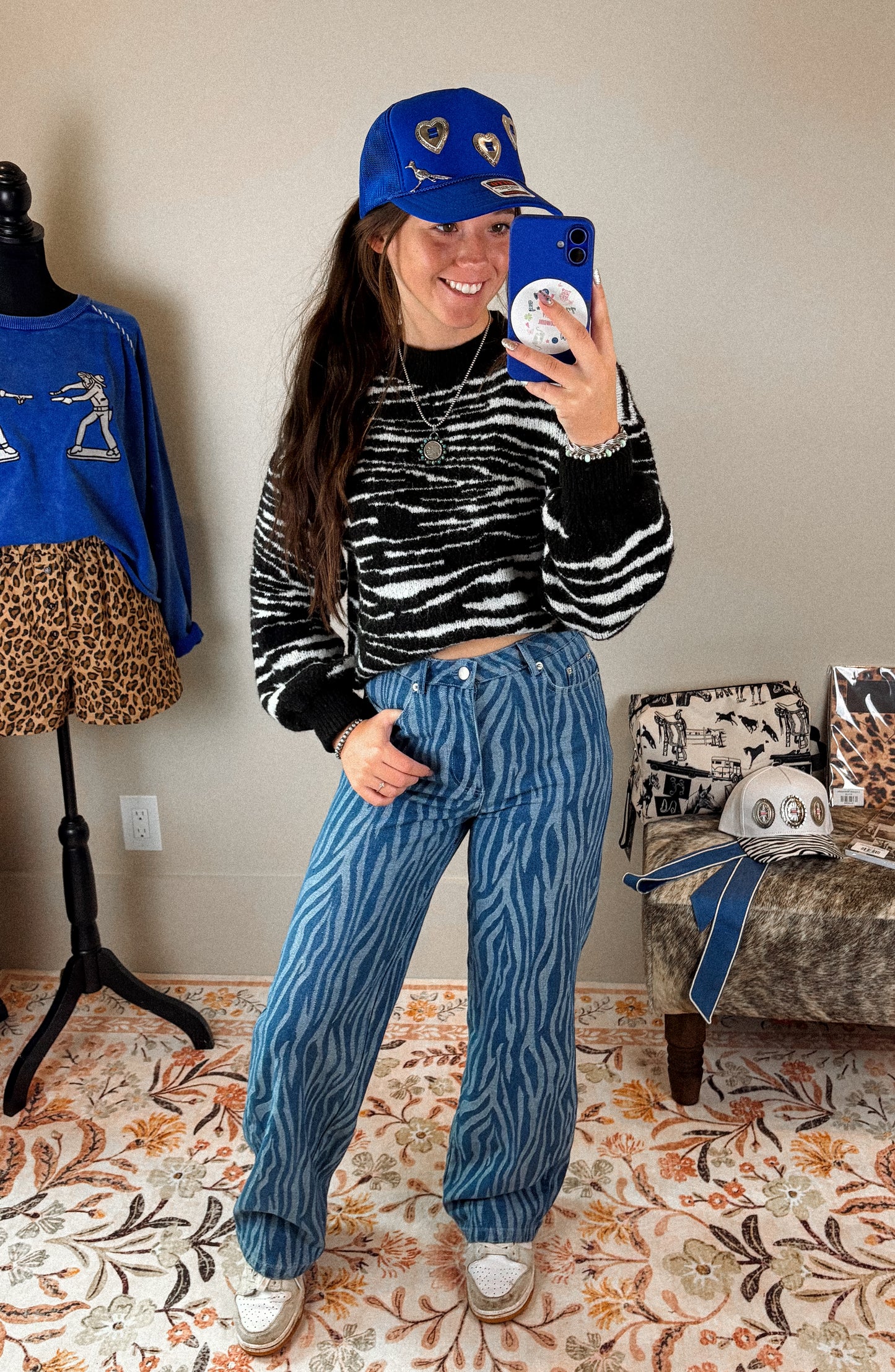 The Zebra Denim Jeans