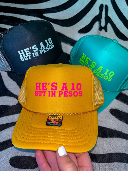 The Pesos Trucker Hat (3 colors)