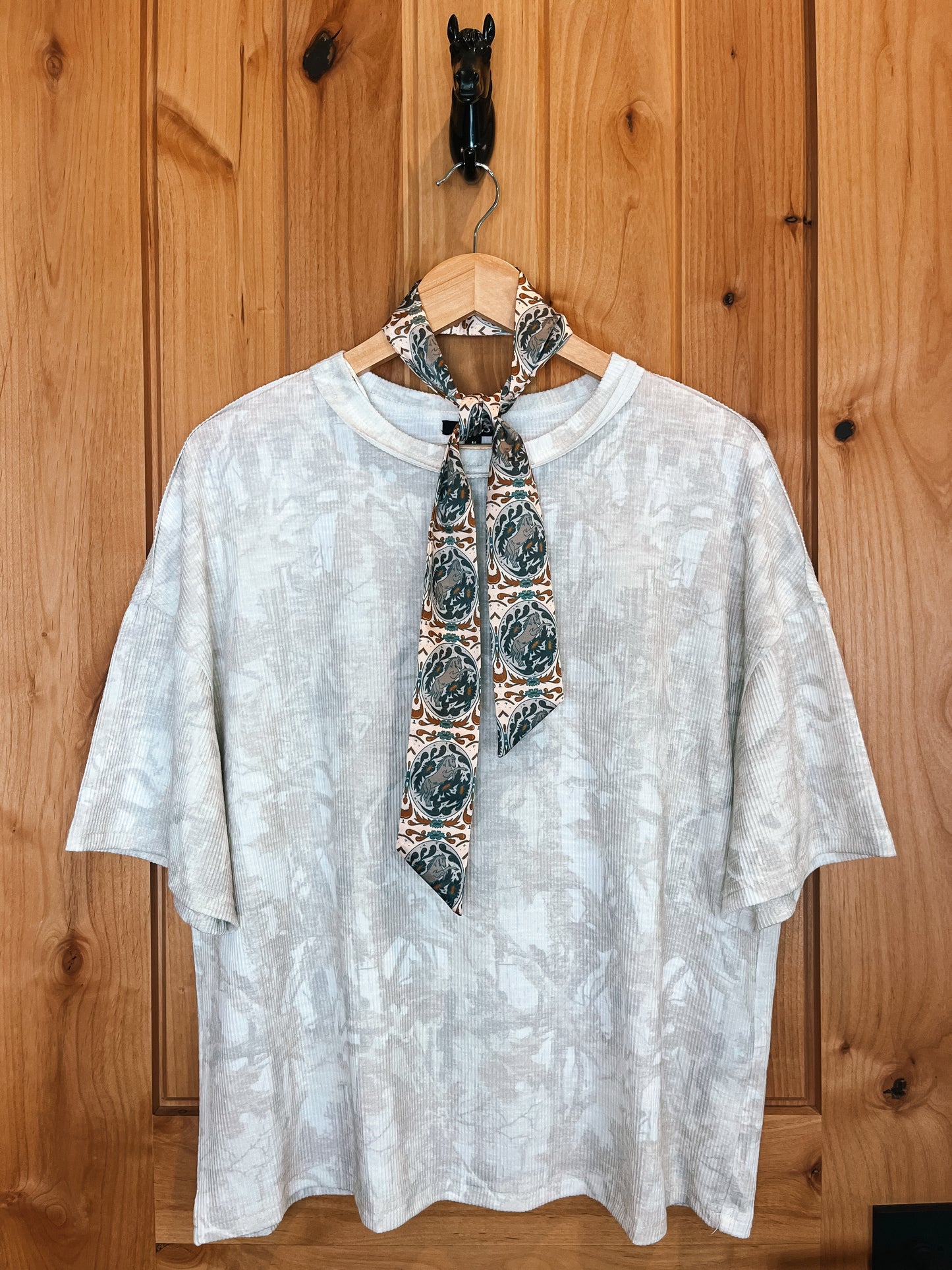 The White Camo Boxy Tee