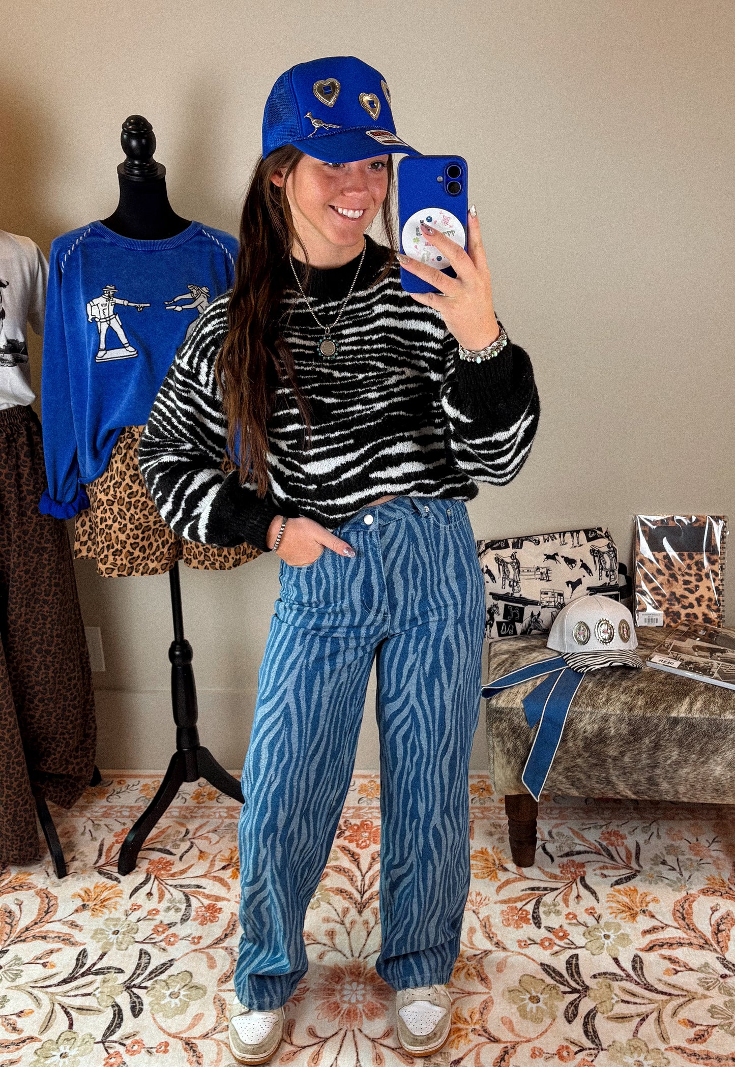 The Zebra Denim Jeans