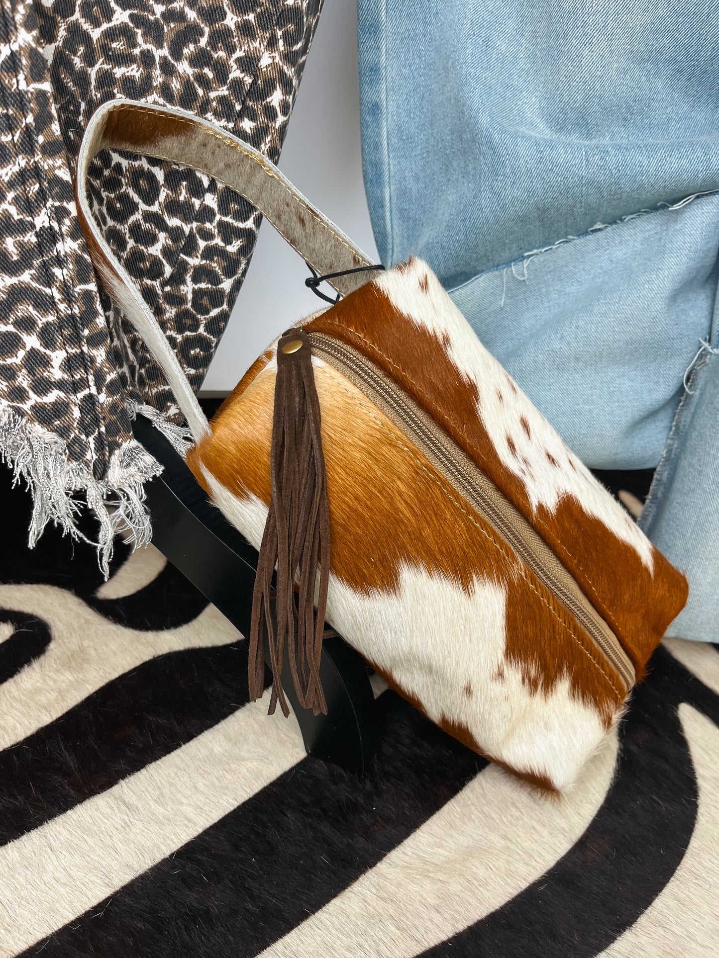 The Cowhide Shaving Bag