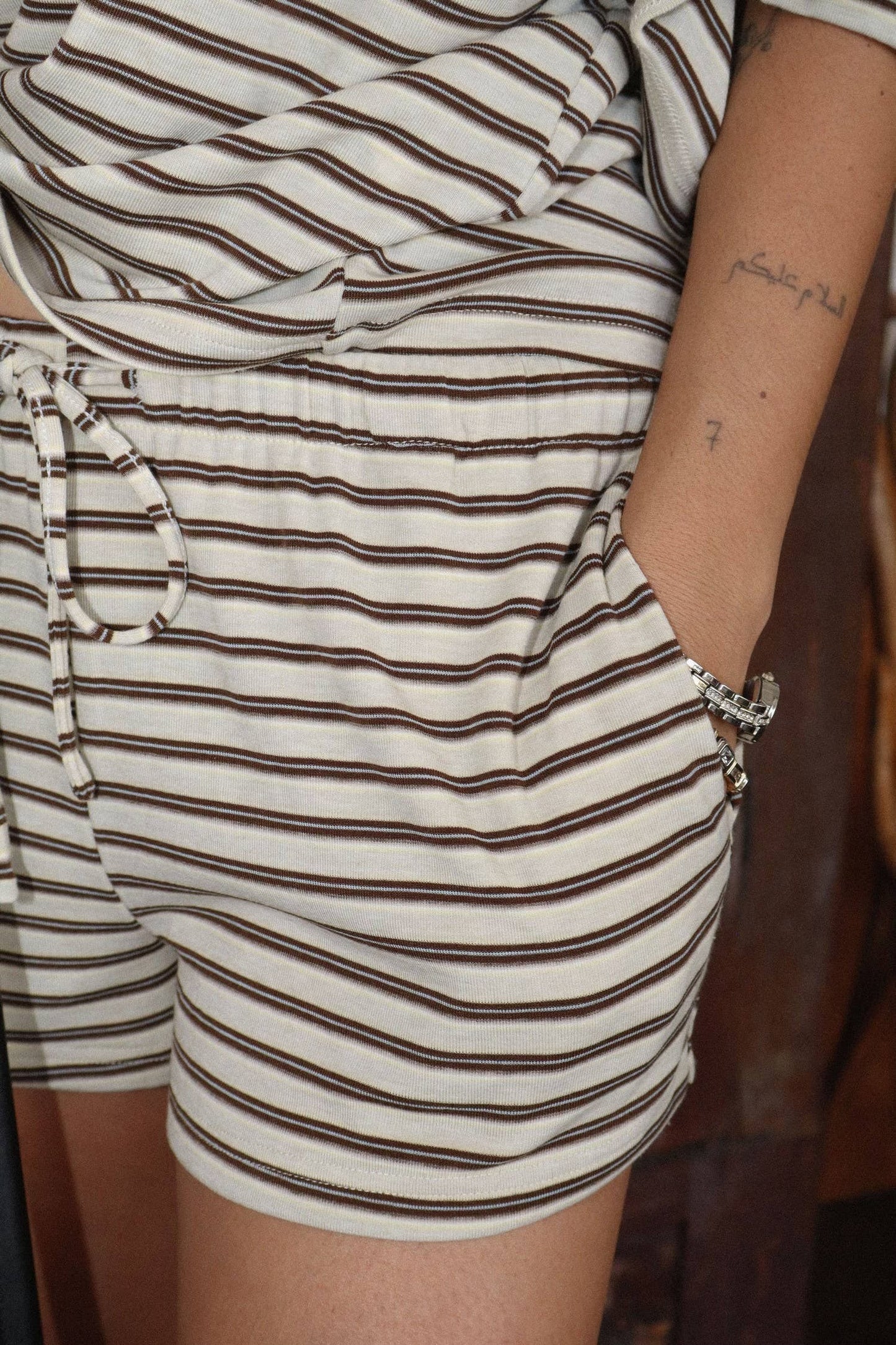 The Striped Set - Mocha