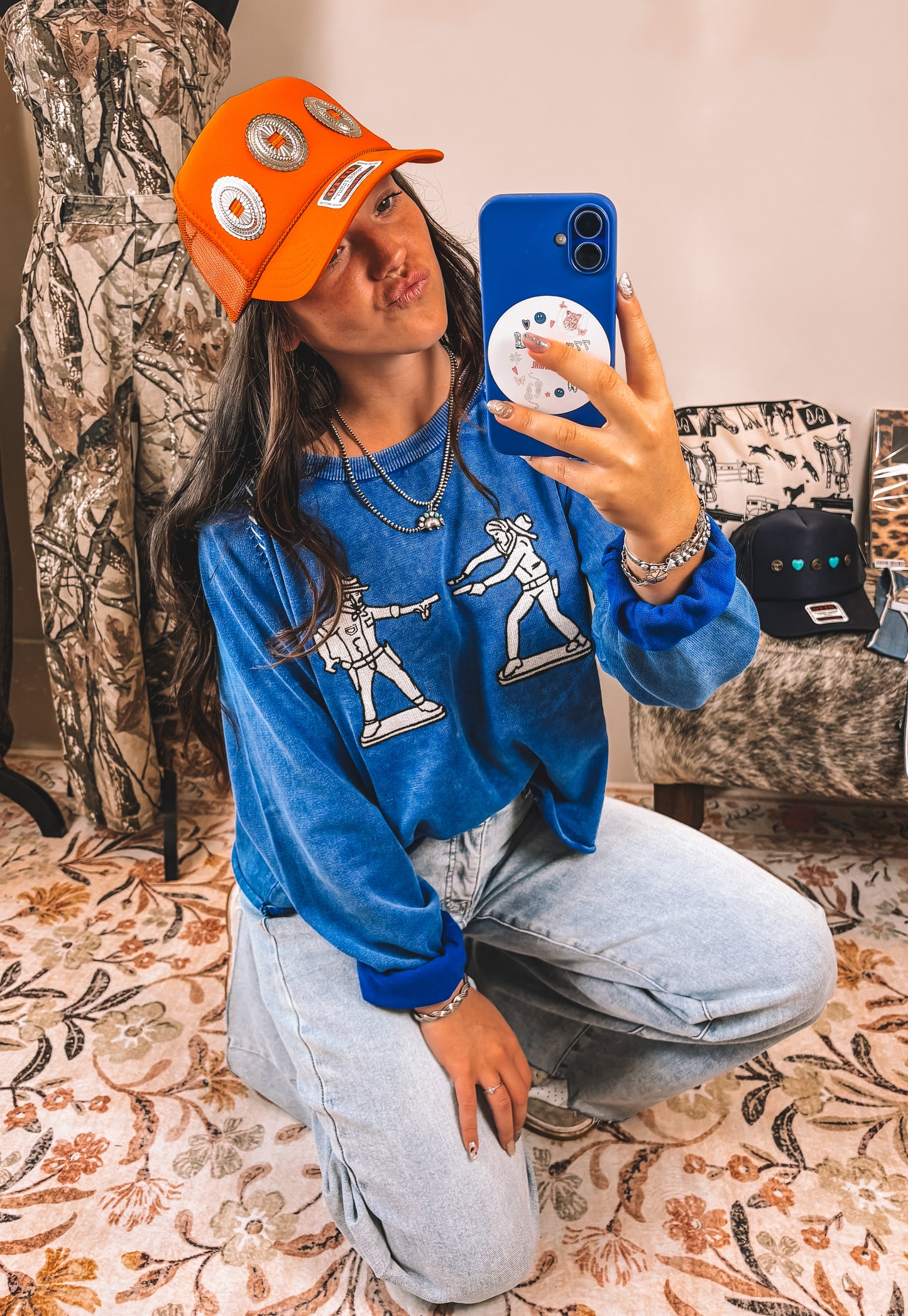 The Cobalt Cowboys Crewneck