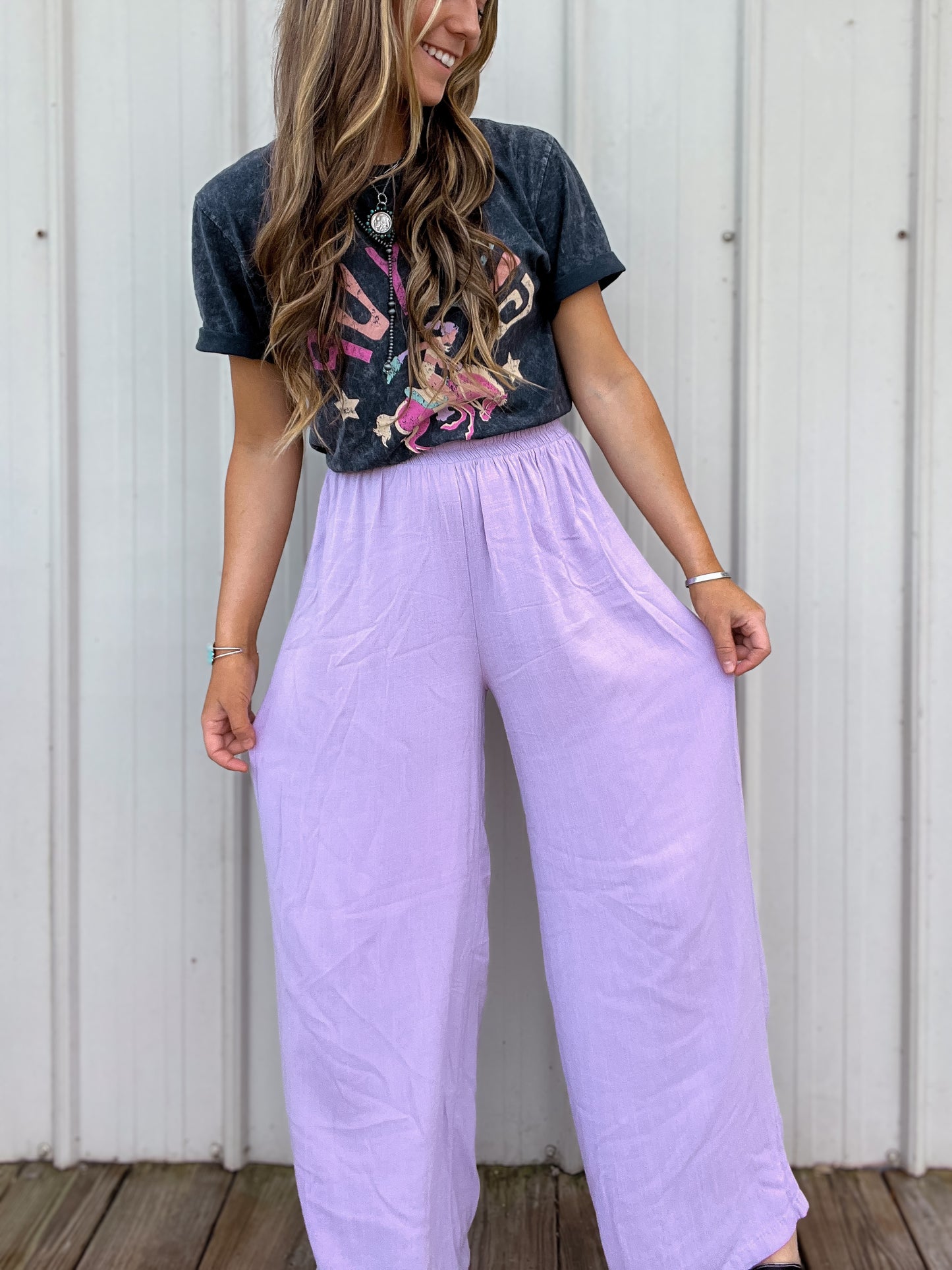 The Lilac Linen Pants