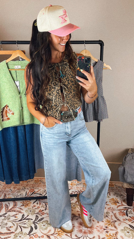 The Leopard Vest